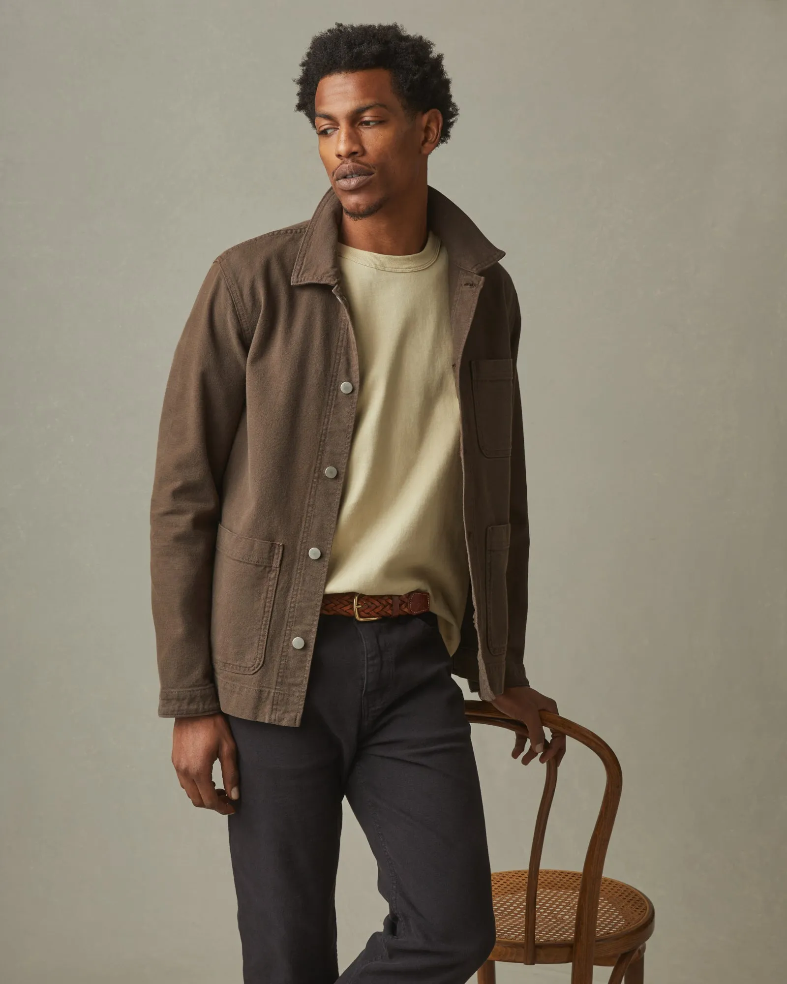 Roughneck Chore Jacket - Oak sold by American Giant product image thumbnail 5