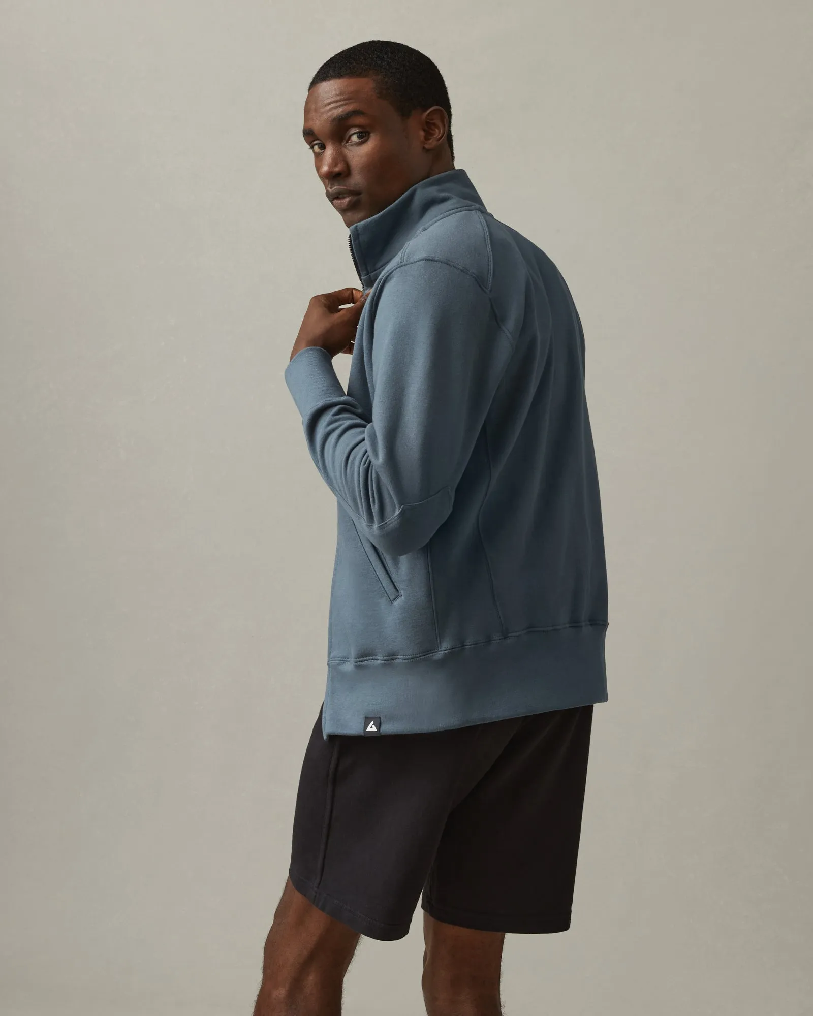 Moto Full Zip - Vintage Indigo sold by American Giant product image thumbnail 3