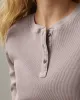 Waffle Henley - Sunset sold by American Giant
