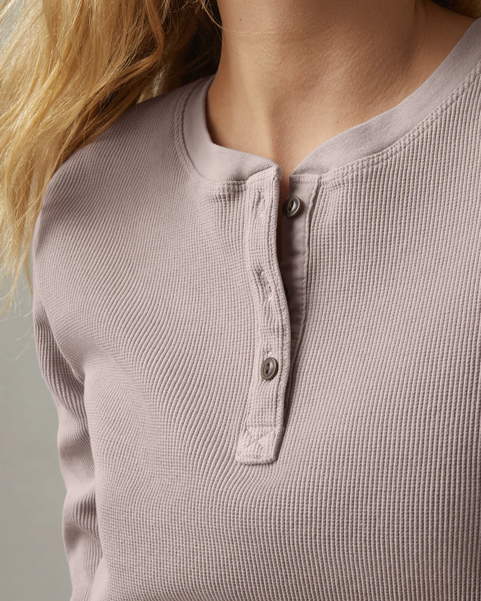 Waffle Henley - Sunset sold by American Giant product image thumbnail 4