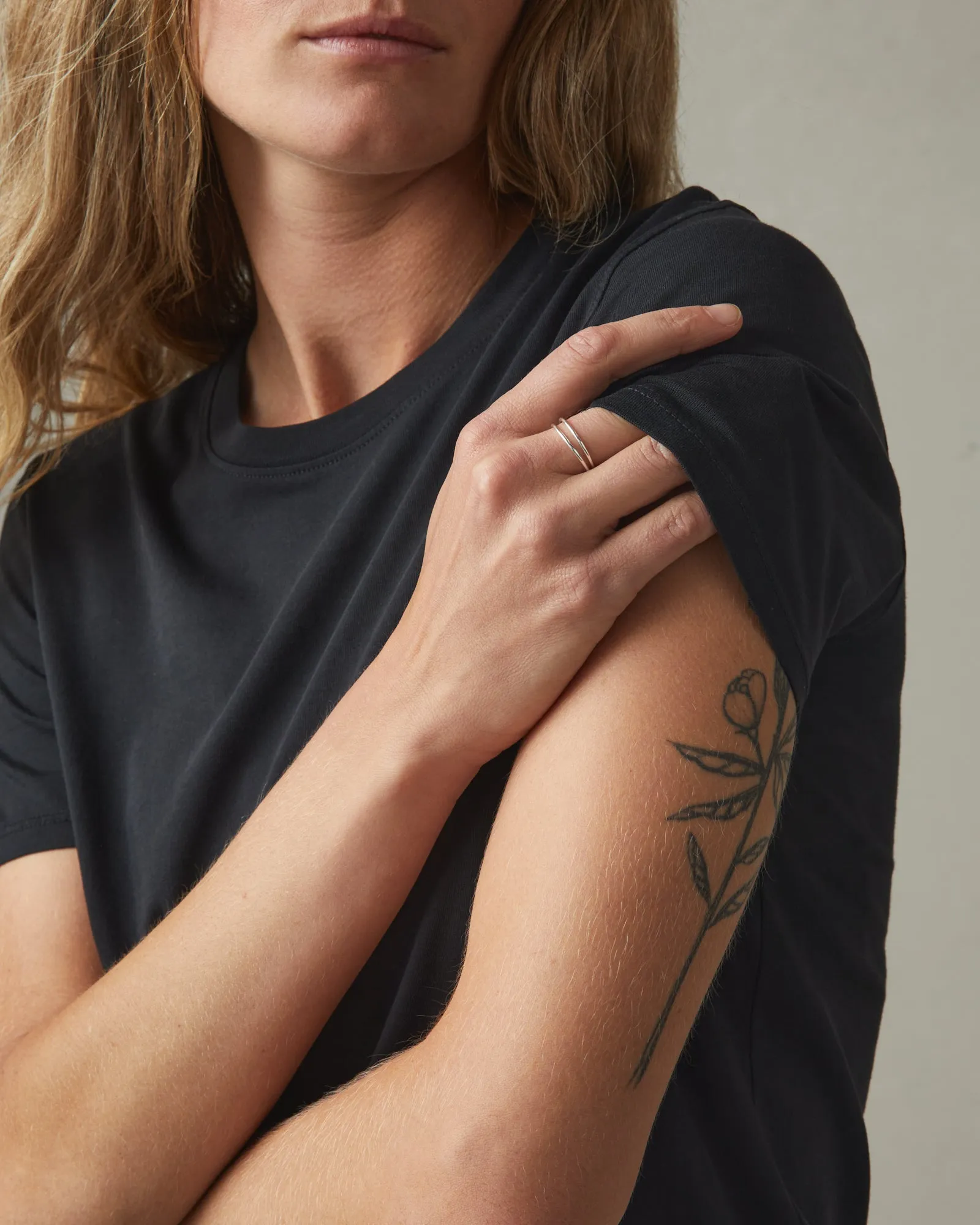 Classic Cotton Crew Tee - Black sold by American Giant product image thumbnail 4