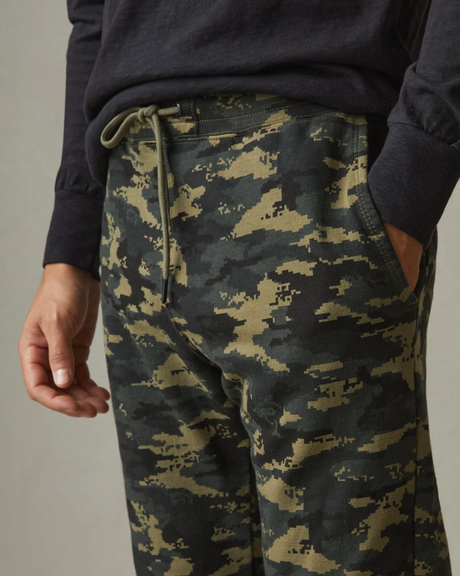 Men's Classic Sweatpant Original - Drab Olive Digital Camo sold by American Giant product image thumbnail 4