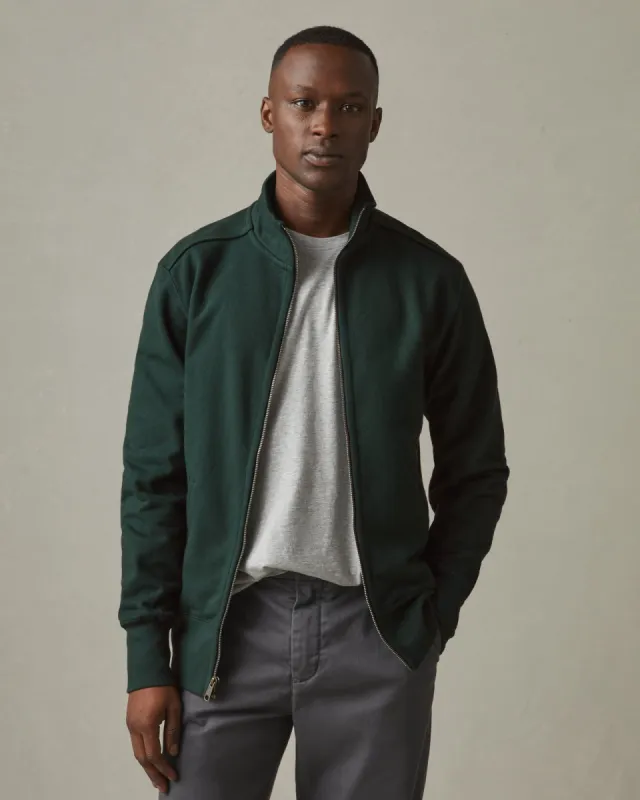 Men's Moto Full Zip Original - Dark Forest sold by American Giant