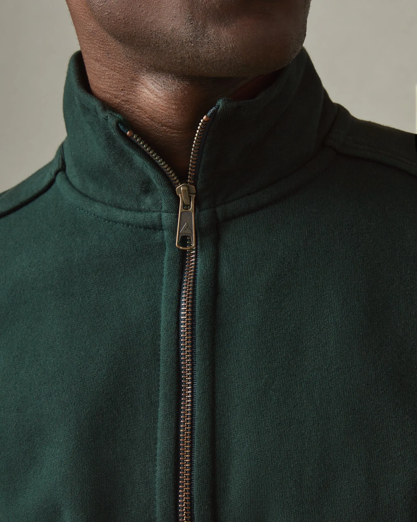 Men's Moto Full Zip Original - Dark Forest sold by American Giant product image thumbnail 5