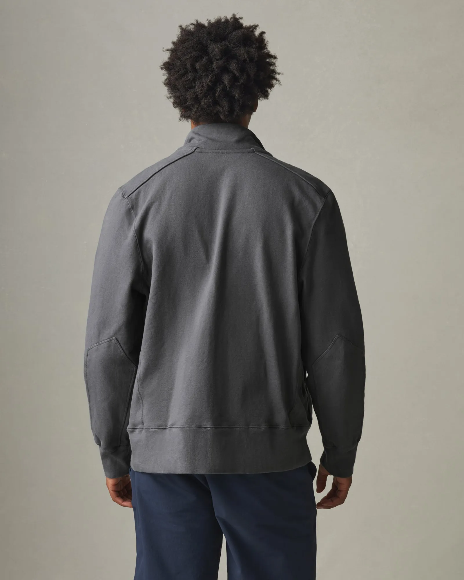 Men's Moto Full Zip Original - Iron sold by American Giant product image thumbnail 4