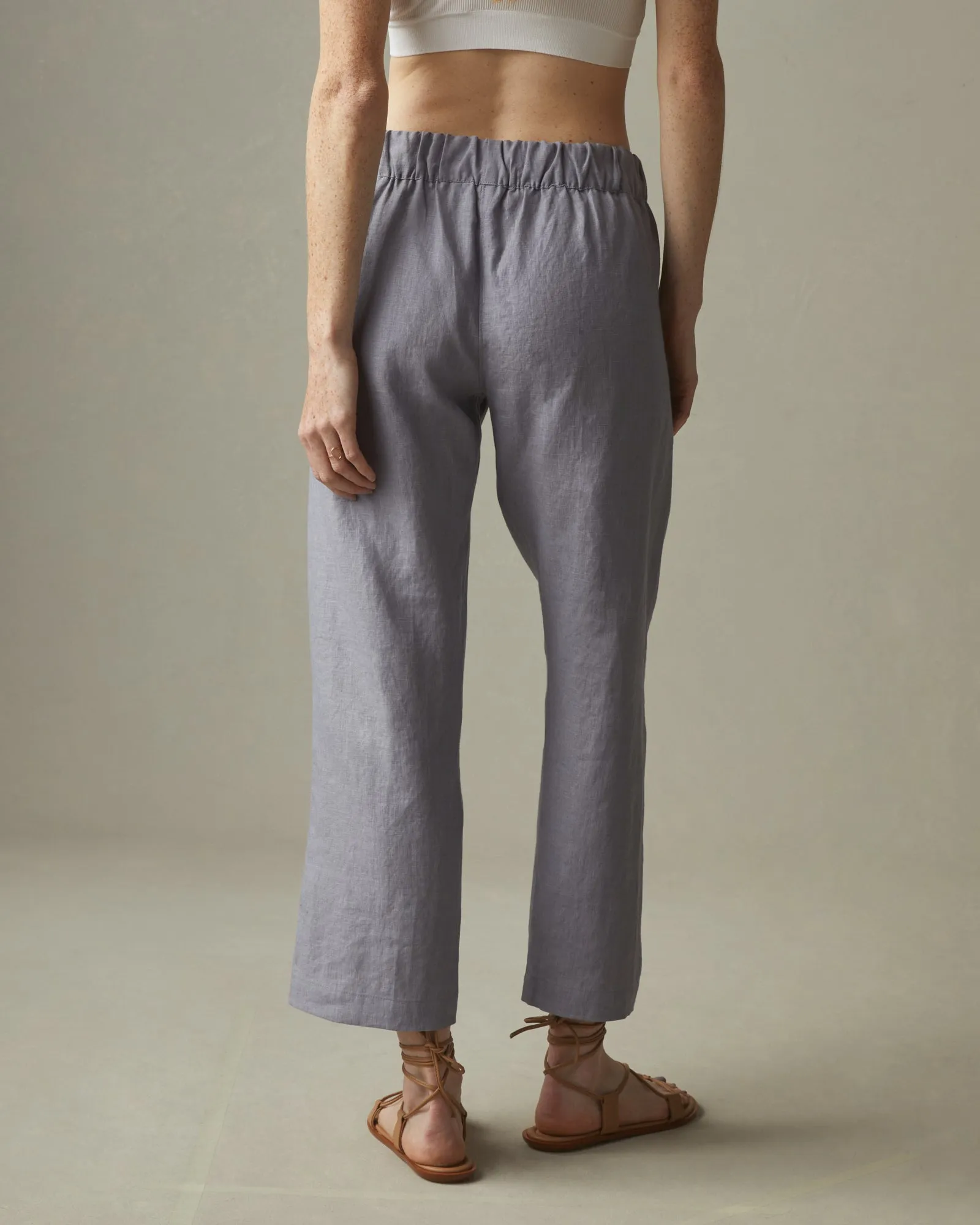 Women's Easy Linen Pant - Grey Lavender sold by American Giant product image thumbnail 3