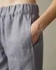 Women's Easy Linen Pant - Grey Lavender sold by American Giant