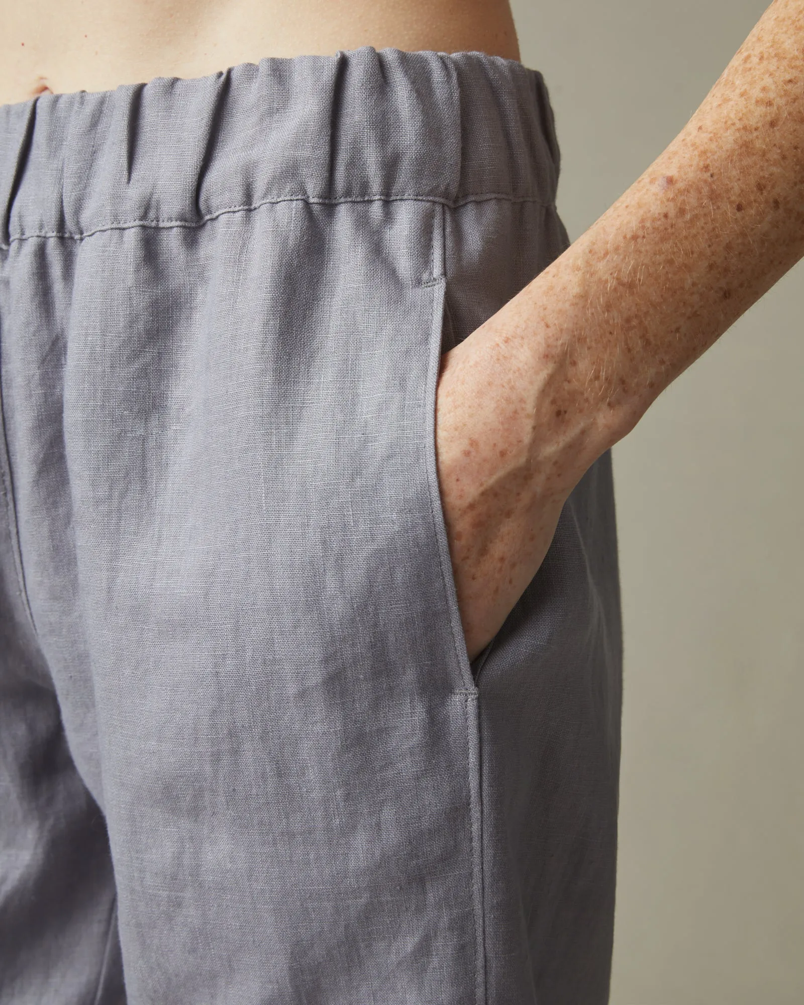 Women's Easy Linen Pant - Grey Lavender sold by American Giant product image thumbnail 4