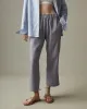 Women's Easy Linen Pant - Grey Lavender sold by American Giant