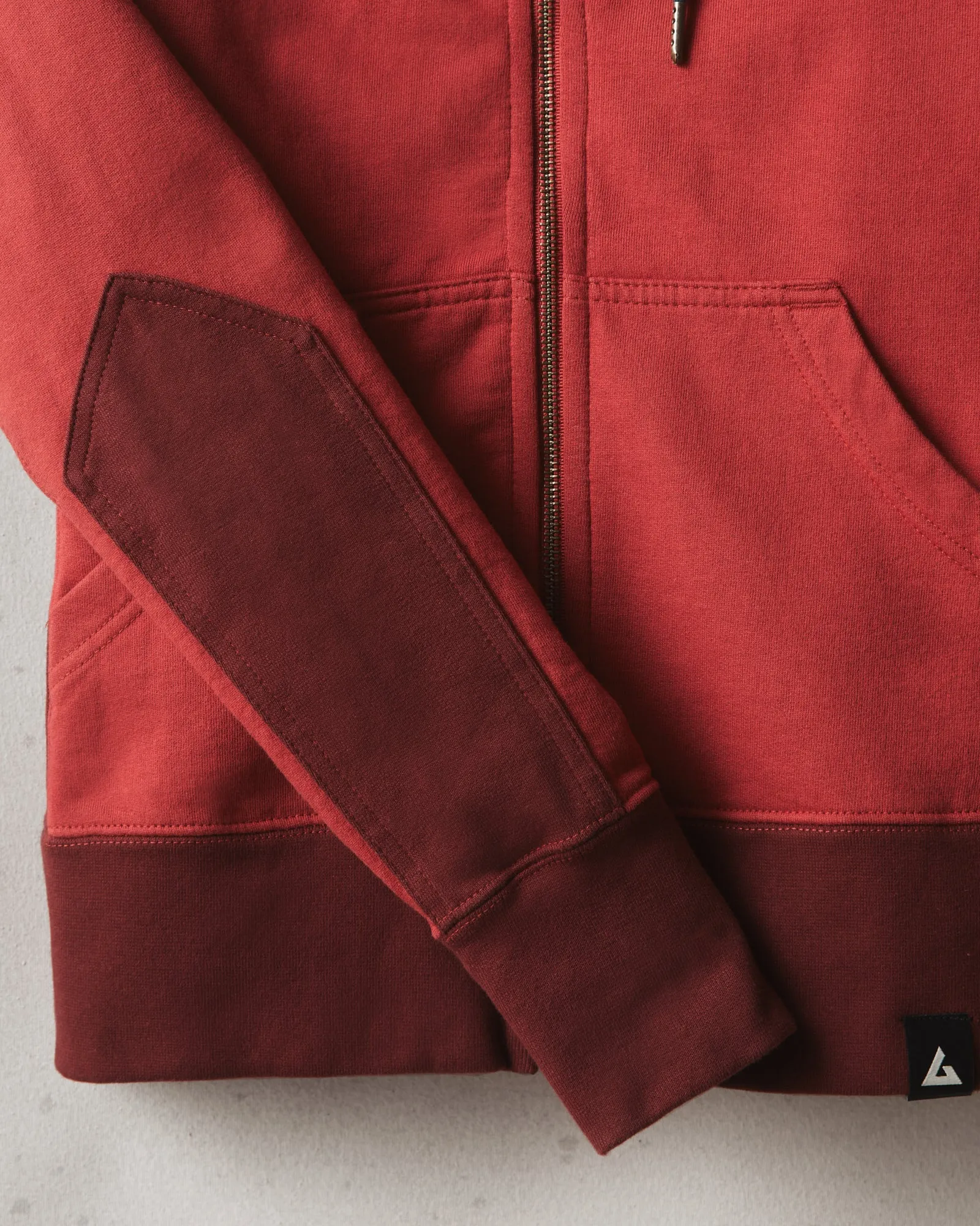 Women's Classic Full Zip - Vault - Claret sold by American Giant product image thumbnail 4