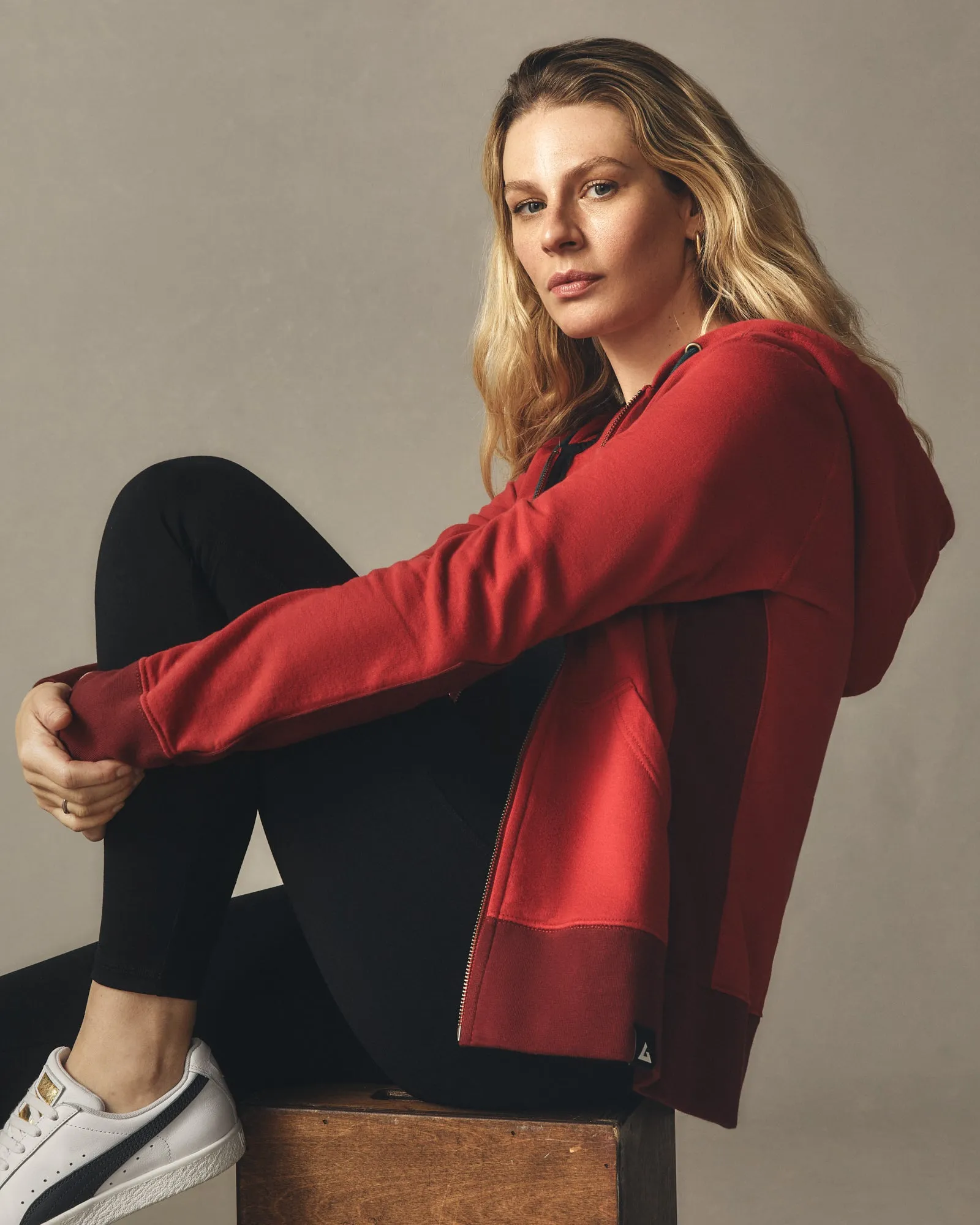 Women's Classic Full Zip - Vault - Claret sold by American Giant product image thumbnail 5