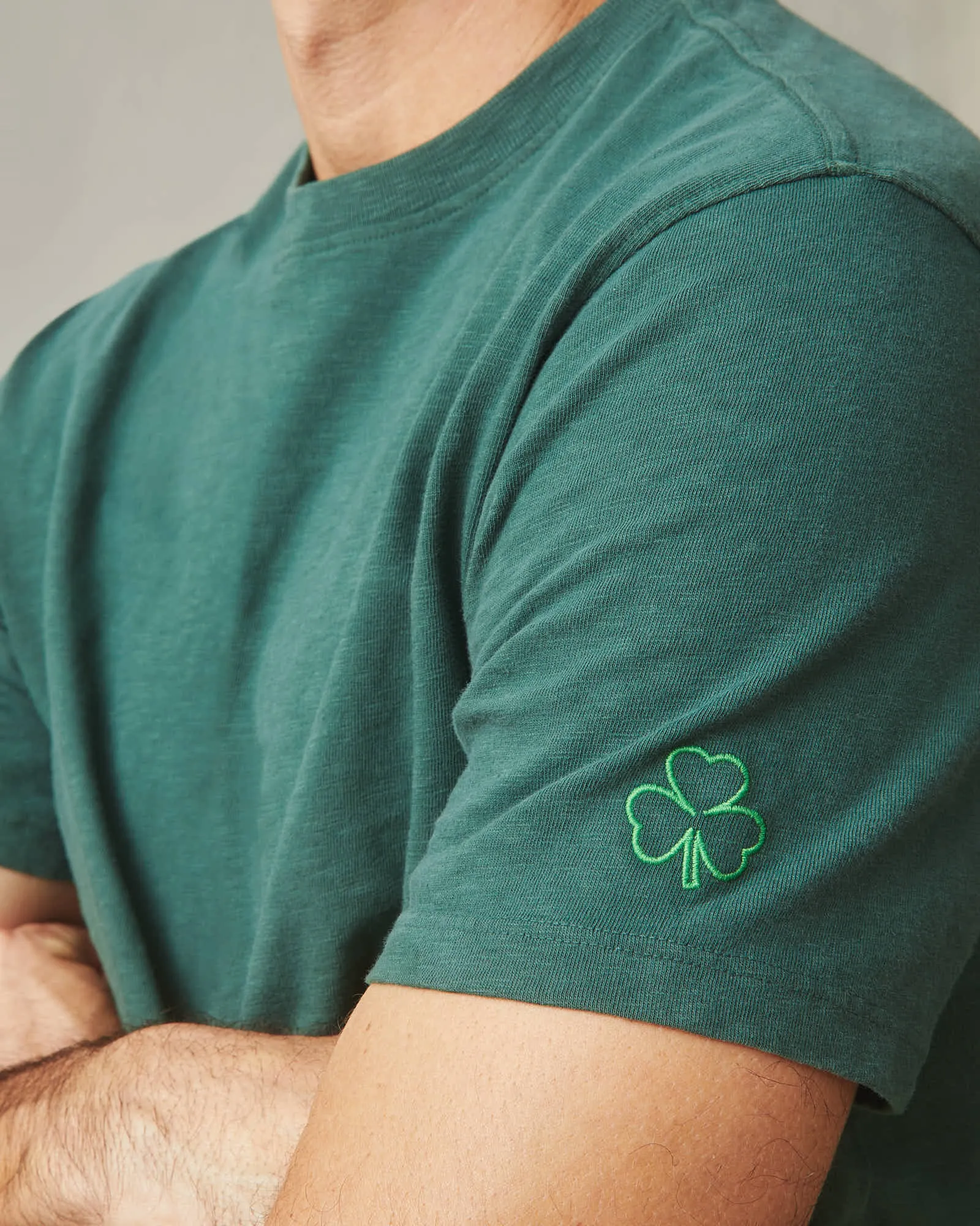 Premium Slub Crew Tee - St. Patricks Day - Trekking Green sold by American Giant product image thumbnail 3