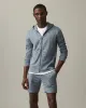 Men's Lightweight Full Zip - Bluefin Heather sold by American Giant