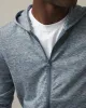 Men's Lightweight Full Zip - Bluefin Heather sold by American Giant