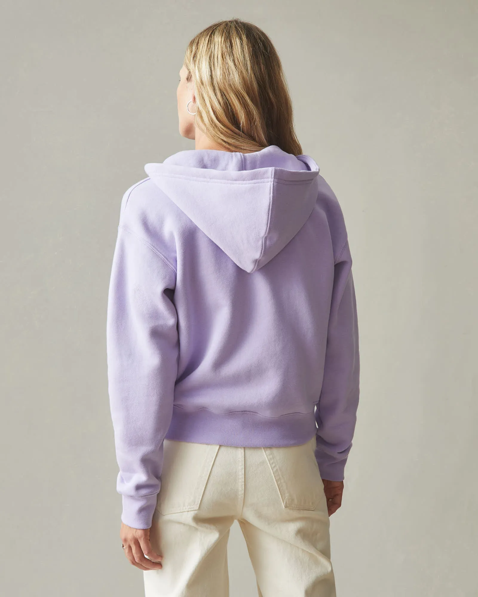 Women's Carolina Full Zip - Violet Tulip sold by American Giant product image thumbnail 4