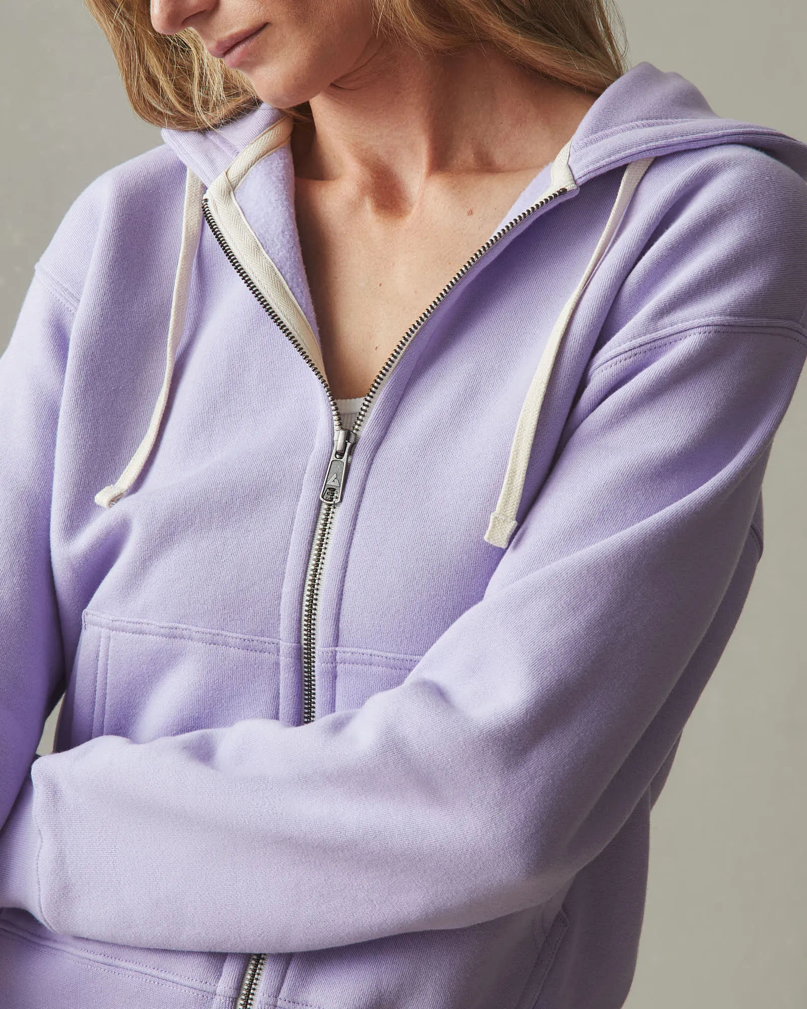 Women's Carolina Full Zip - Violet Tulip sold by American Giant product image thumbnail 2