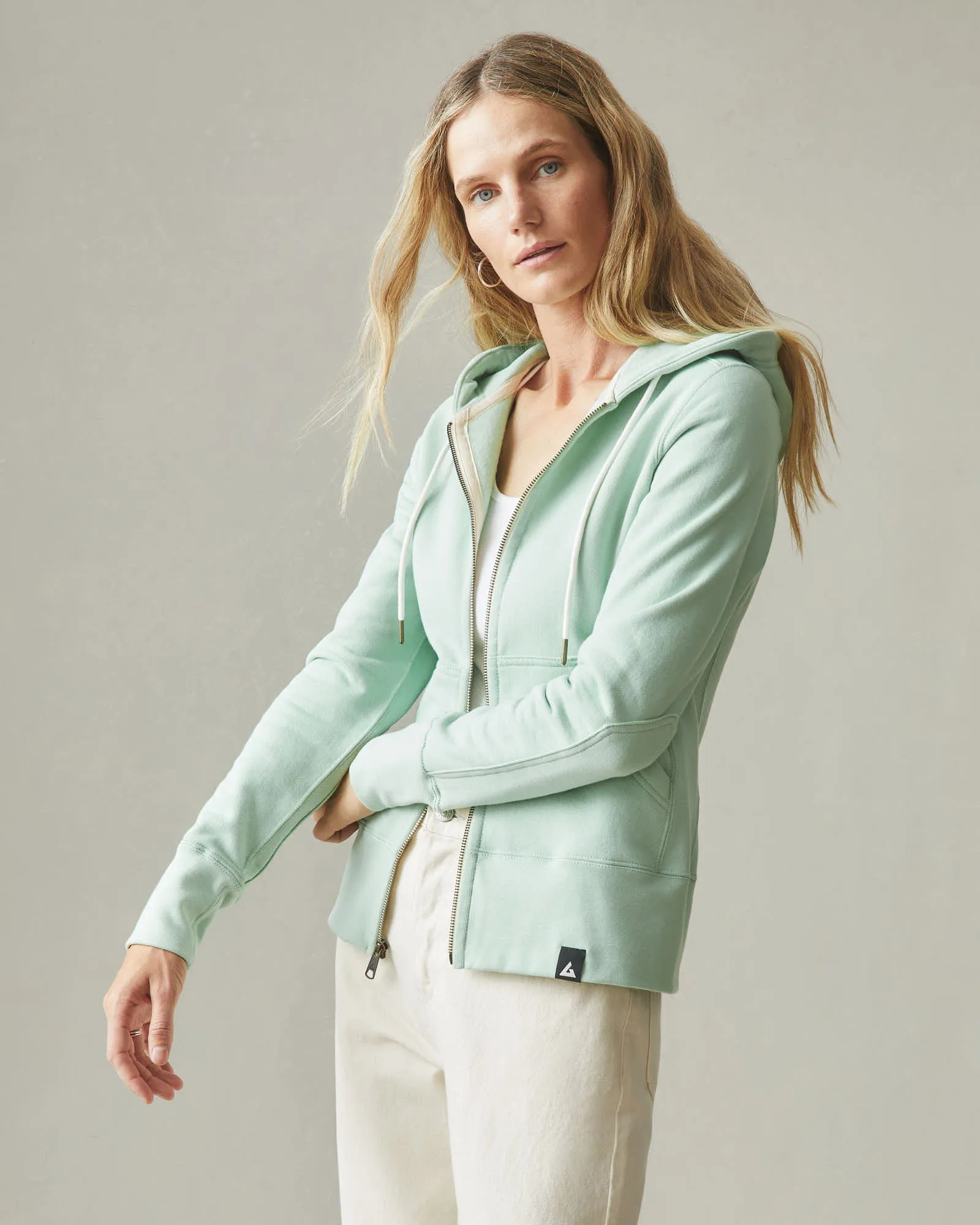 Classic Full Zip - Grayed Jade sold by American Giant product image thumbnail 3