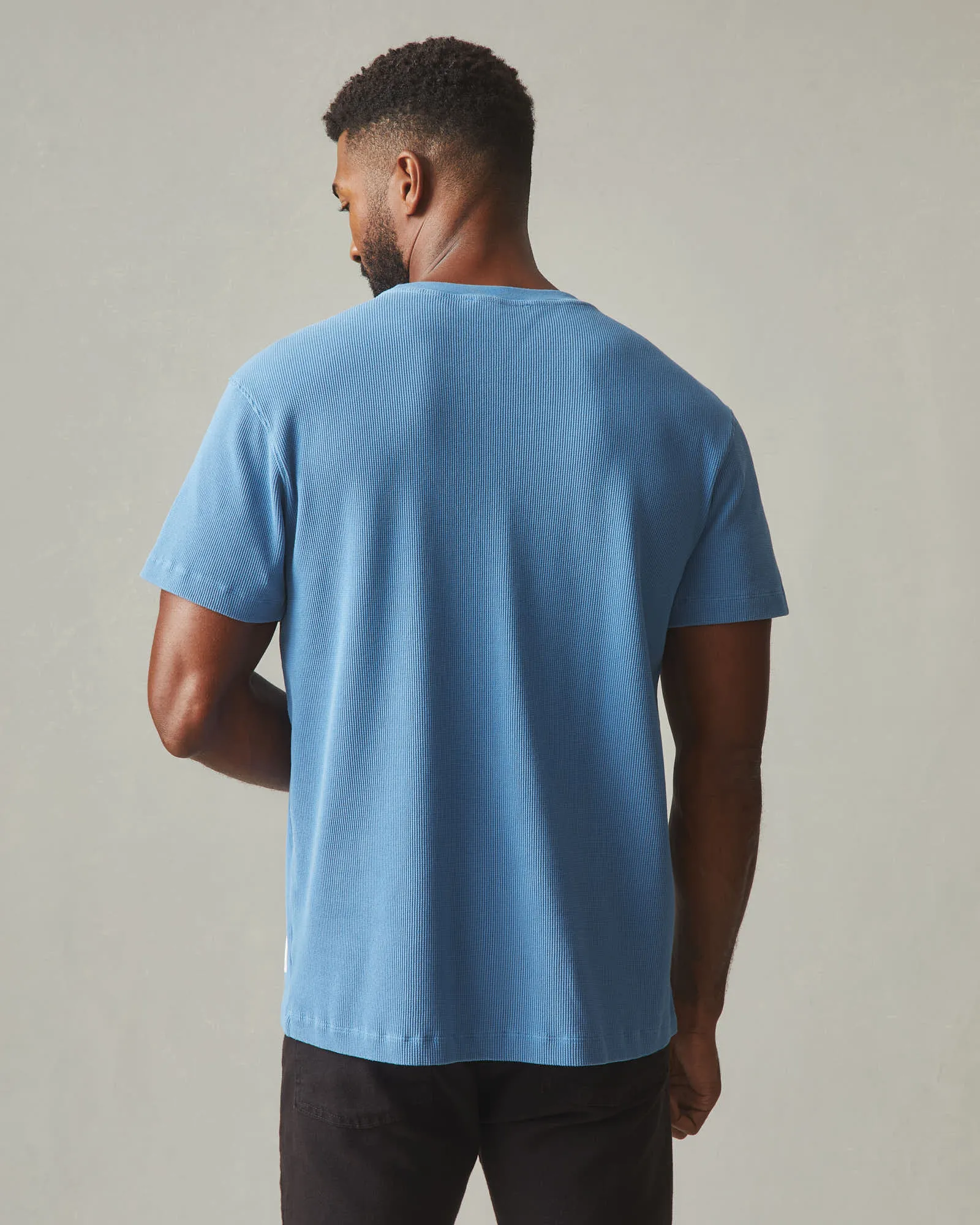 Men's Waffle Crew Tee - Riverside sold by American Giant product image thumbnail 2