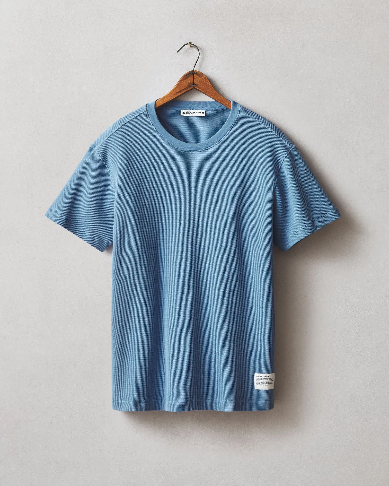 Men's Waffle Crew Tee - Riverside sold by American Giant product image thumbnail 5