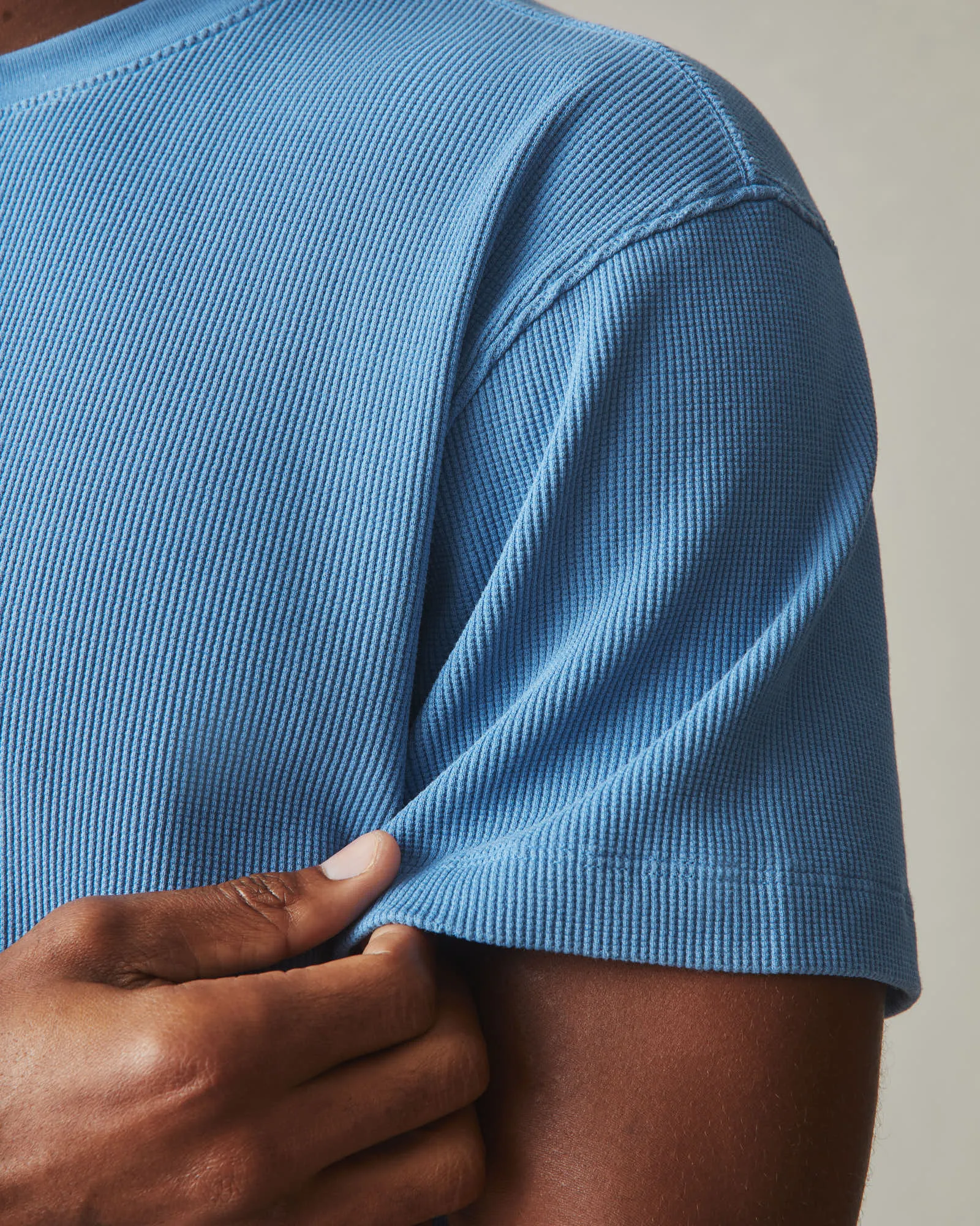 Men's Waffle Crew Tee - Riverside sold by American Giant product image thumbnail 4