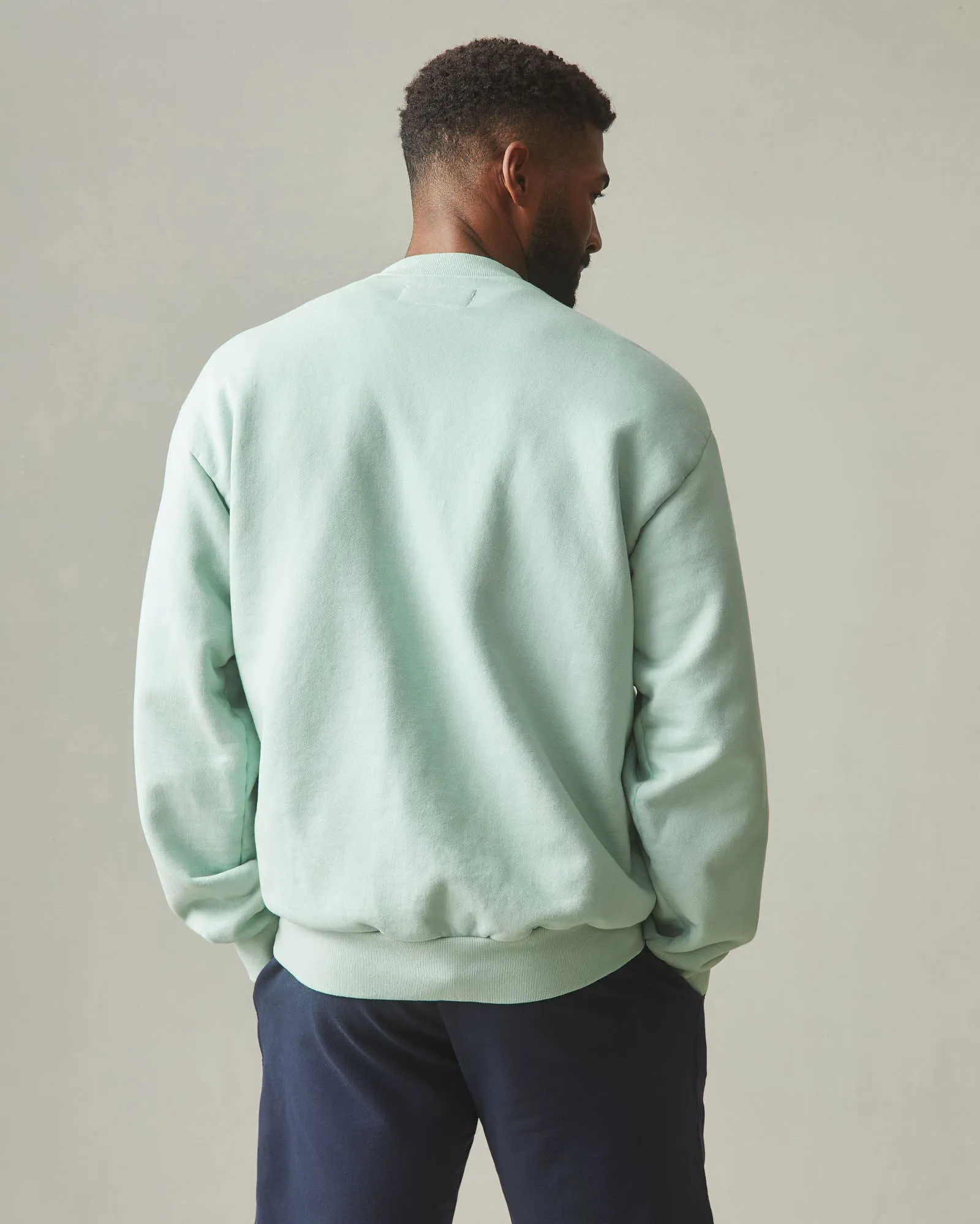 Unisex American Vintage Crew - Grayed Jade sold by American Giant product image thumbnail 5