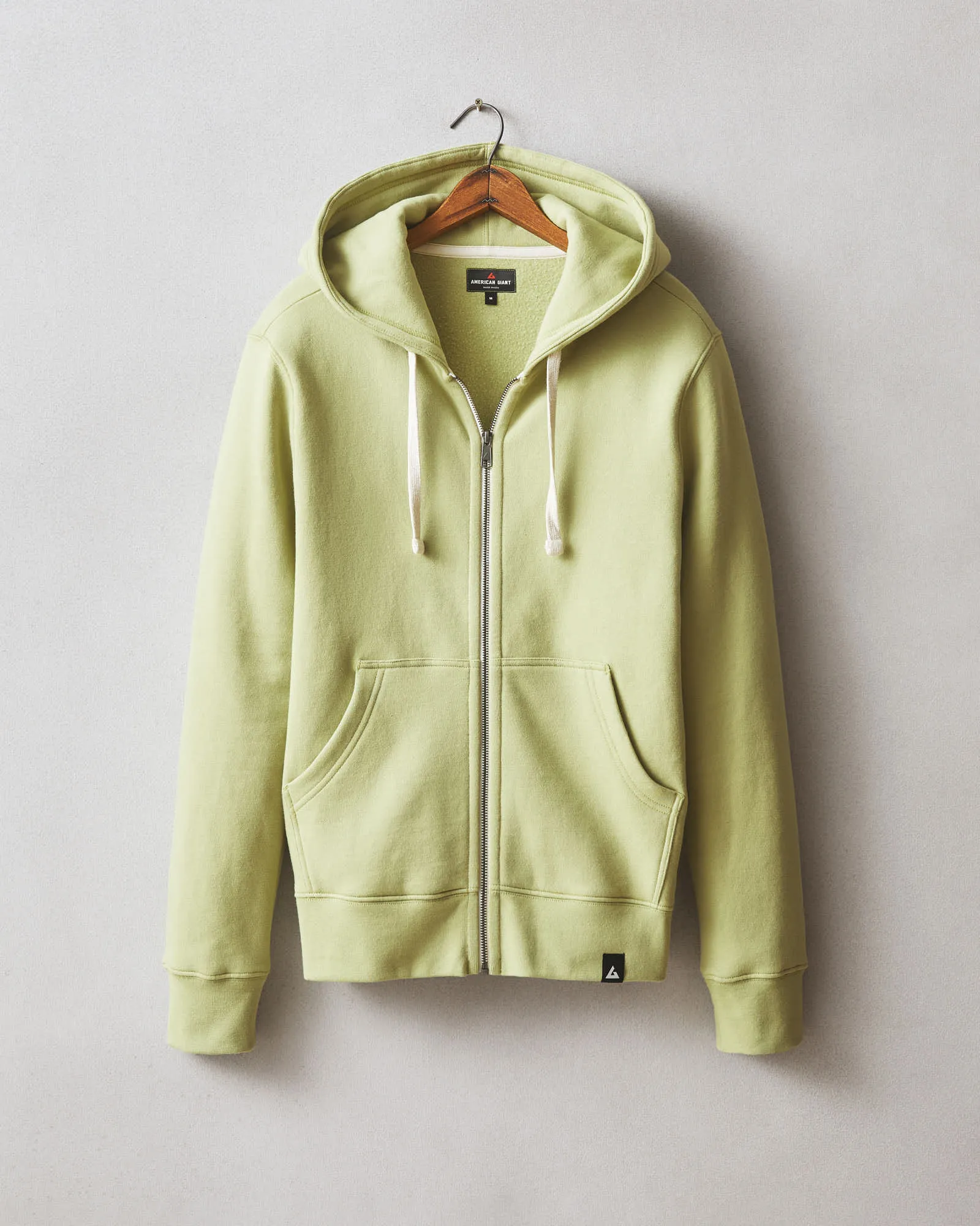 Men's Midweight Full Zip - Light Fern sold by American Giant product image thumbnail 5