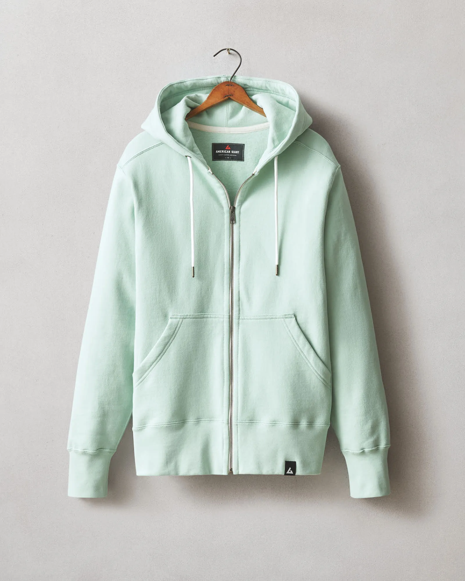Men's Classic Full Zip - Grayed Jade sold by American Giant product image thumbnail 5