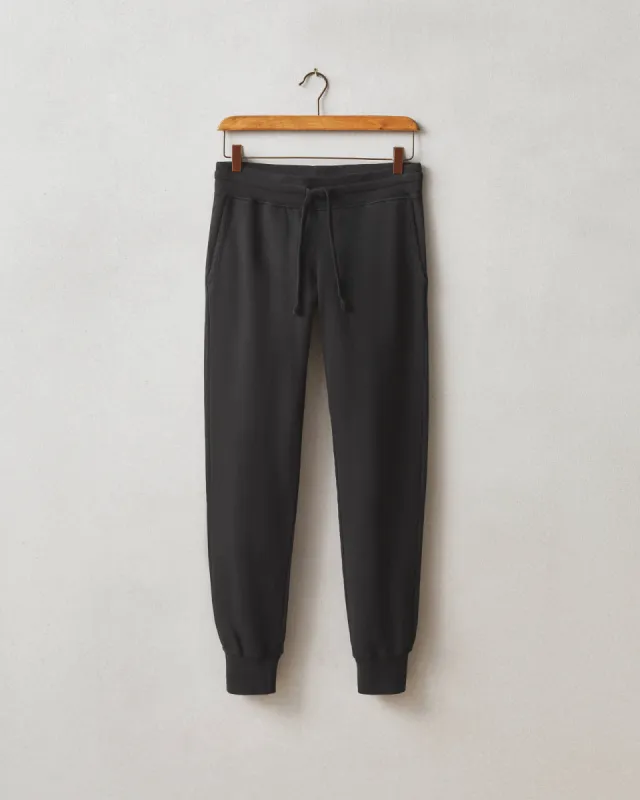 Women's French Terry Jogger - Black sold by American Giant