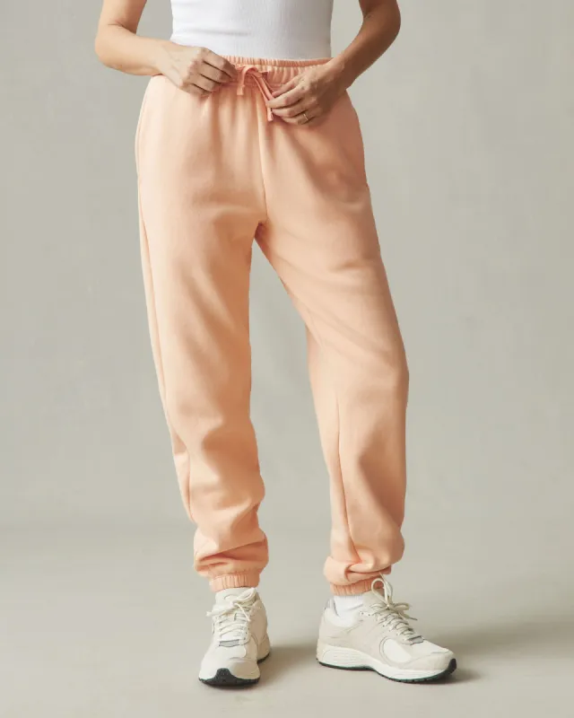 Women's Classic Sweatpant - Peach Fuzz sold by American Giant