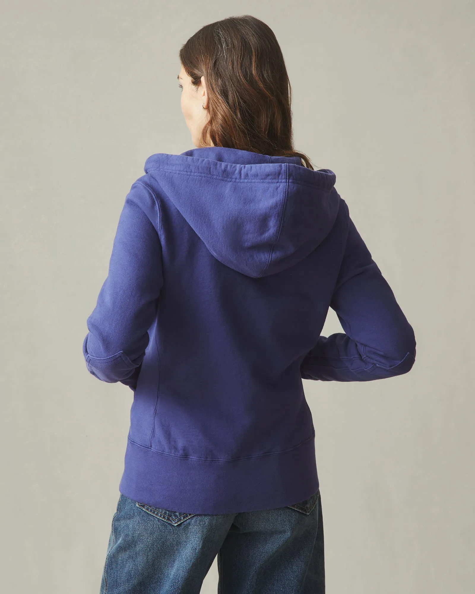 Women's Classic Full Zip - Blue Ribbon sold by American Giant product image thumbnail 4