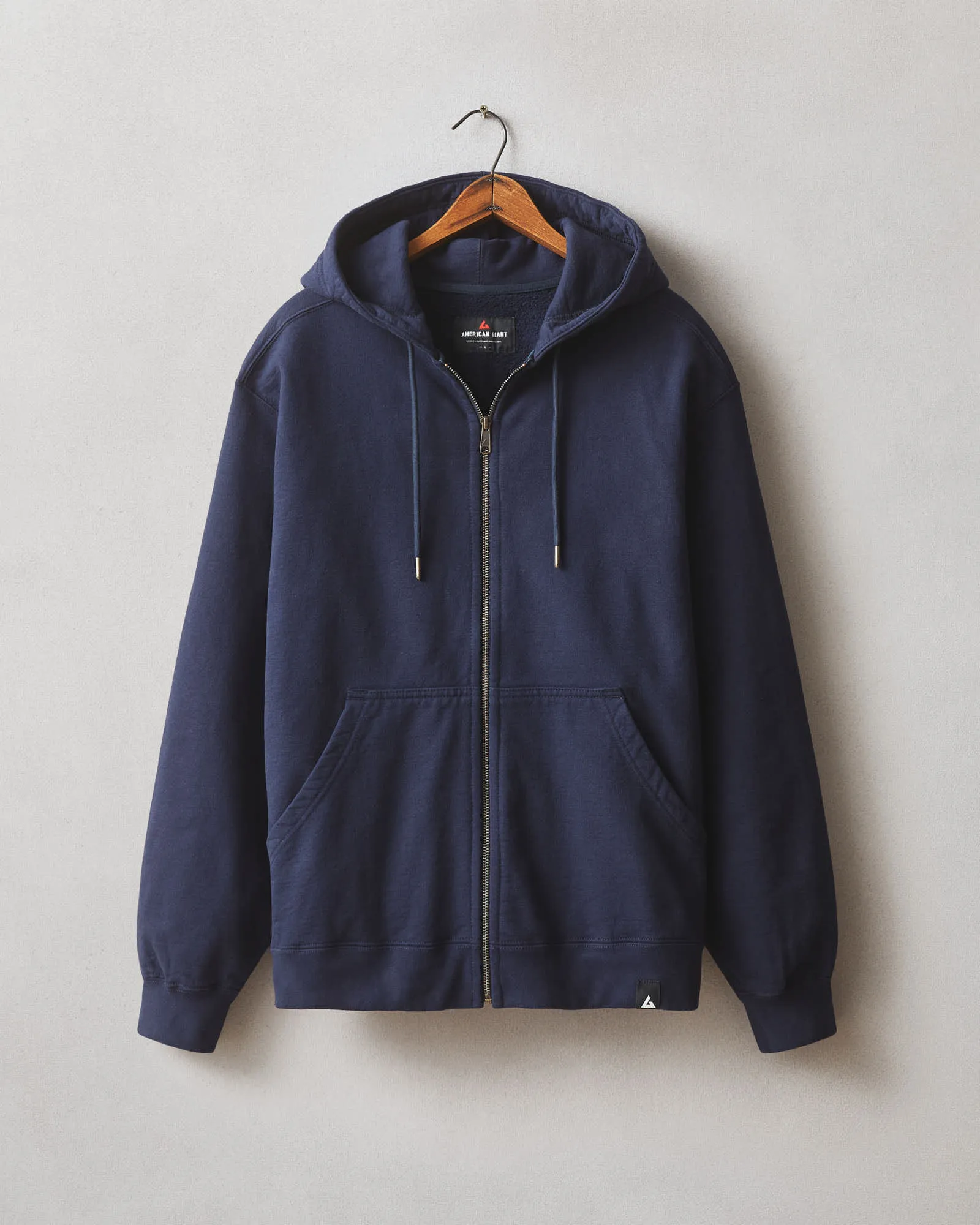 Men's Relaxed Classic Full Zip - True Navy sold by American Giant