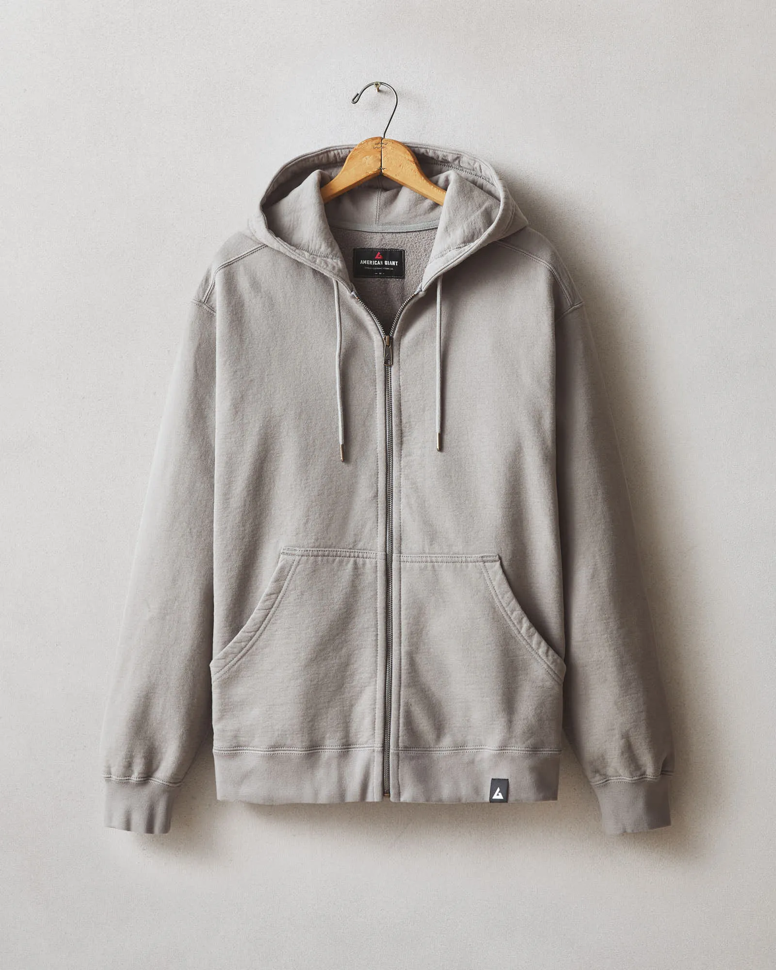 Men's Relaxed Classic Full Zip - Silent Storm sold by American Giant