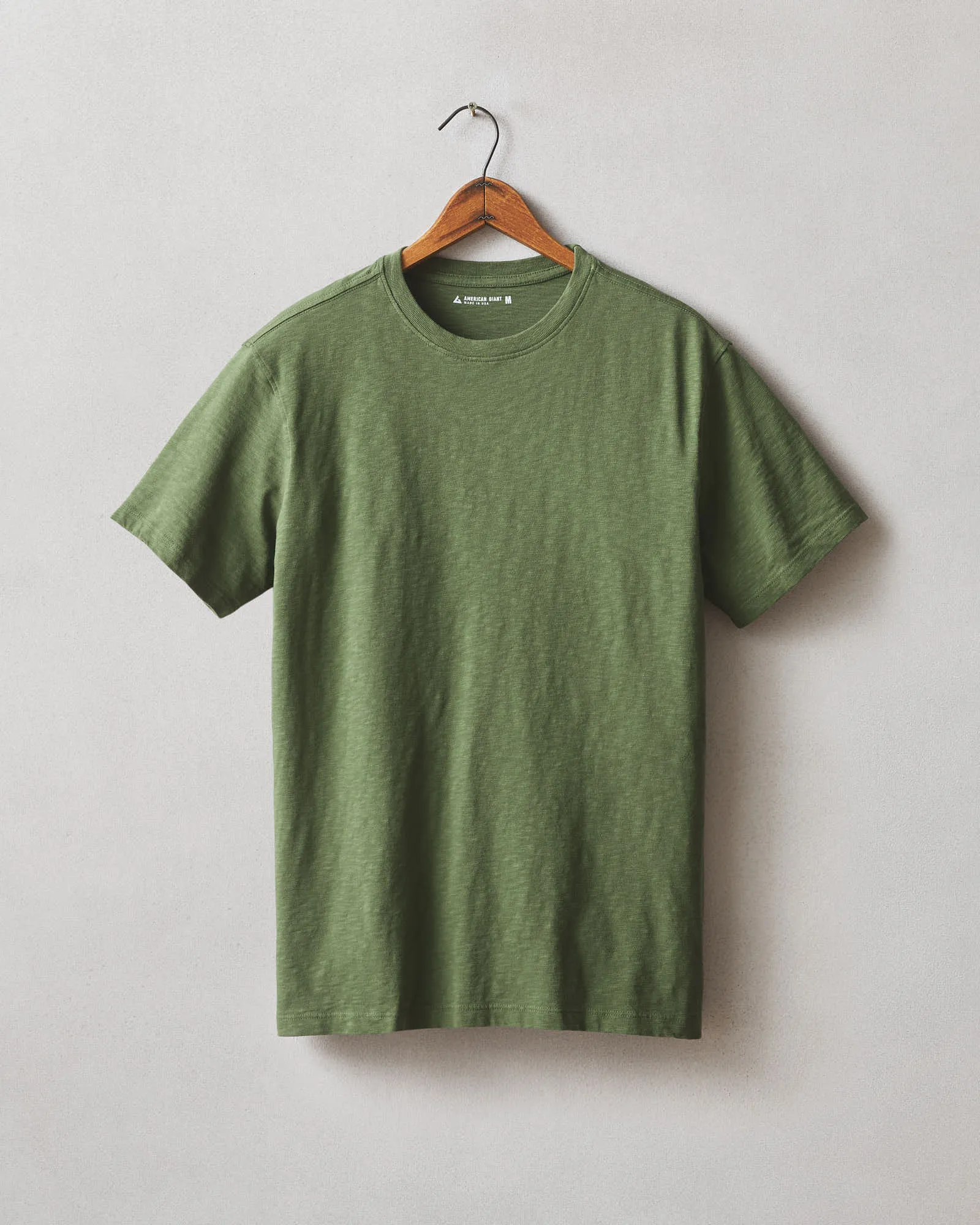 Men's Premium Slub Crew Tee - Chive sold by American Giant product image thumbnail 5