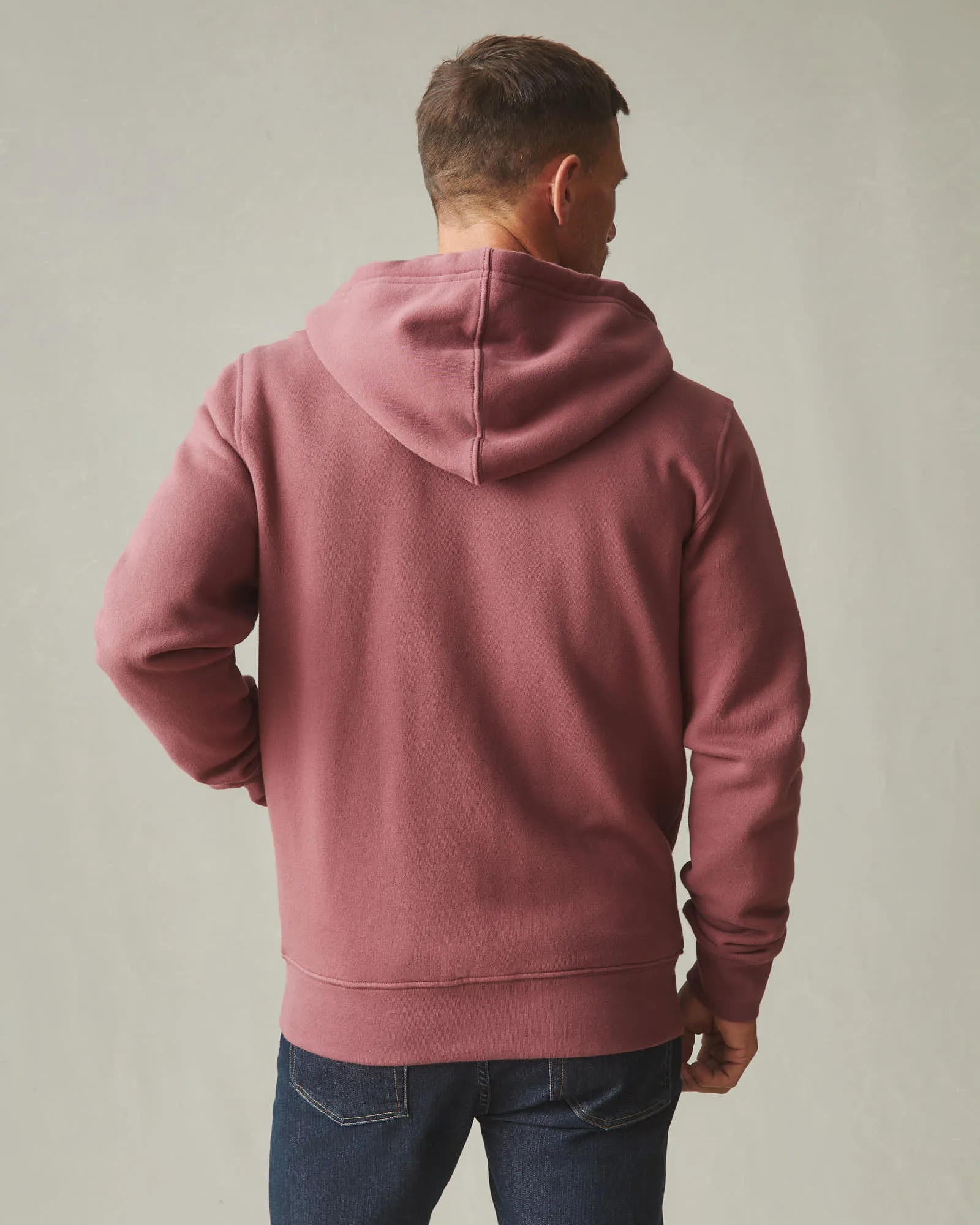 Men's Midweight Full Zip - Wild Ginger sold by American Giant product image thumbnail 3