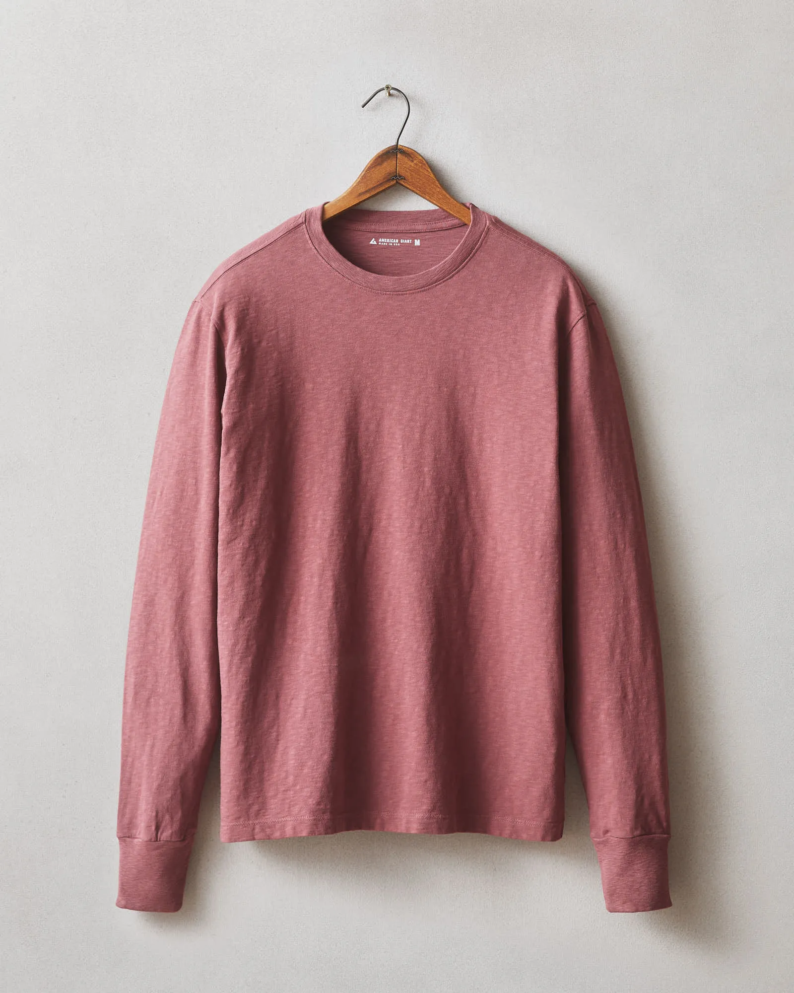 Men's Premium Slub Crew Long Sleeve Tee - Wild Ginger sold by American Giant product image thumbnail 5