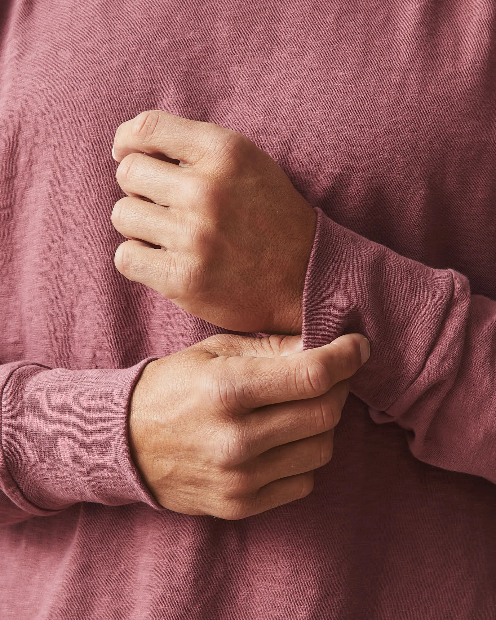 Men's Premium Slub Crew Long Sleeve Tee - Wild Ginger sold by American Giant product image thumbnail 3