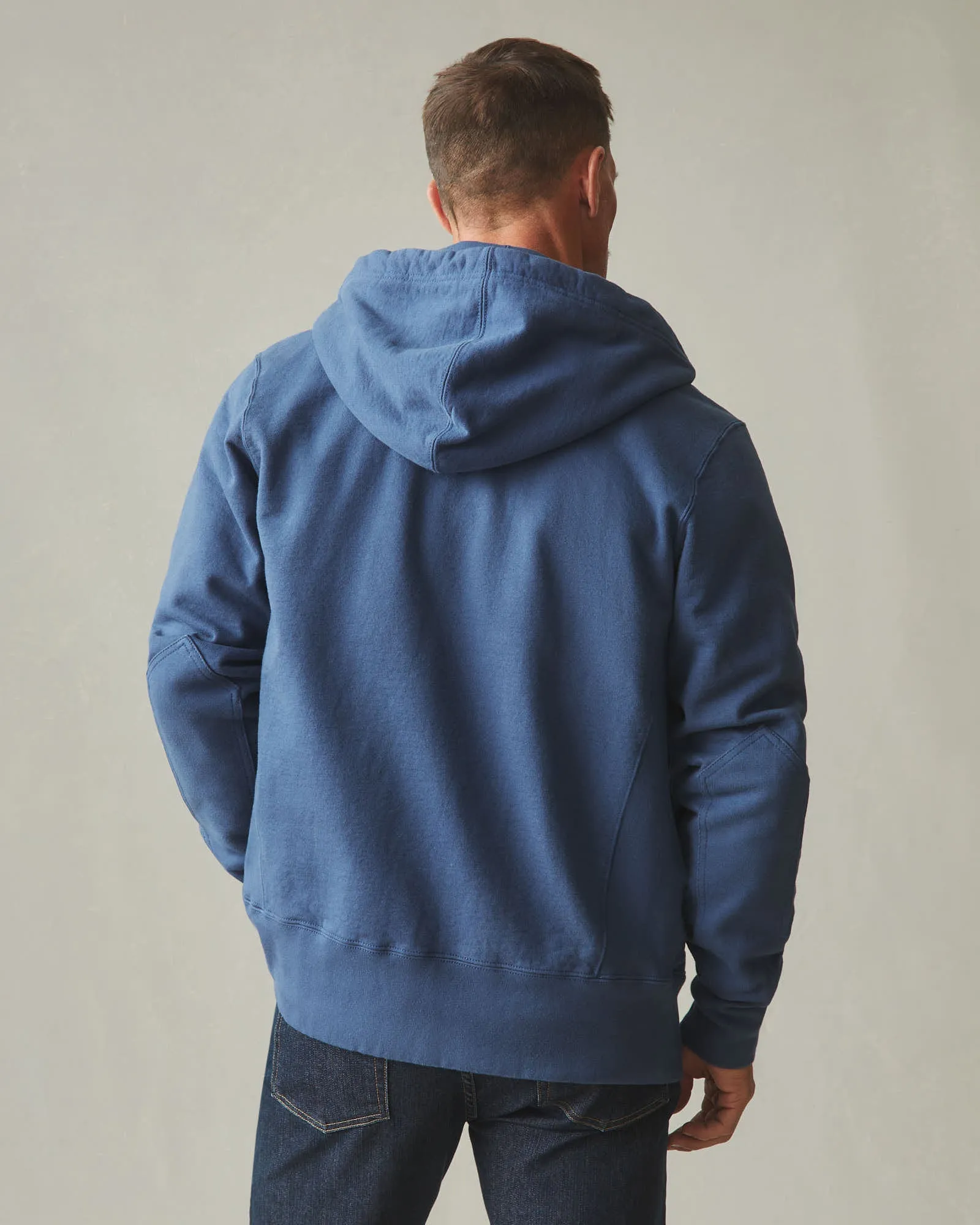 Men's Classic Full Zip - Marine Navy sold by American Giant product image thumbnail 4