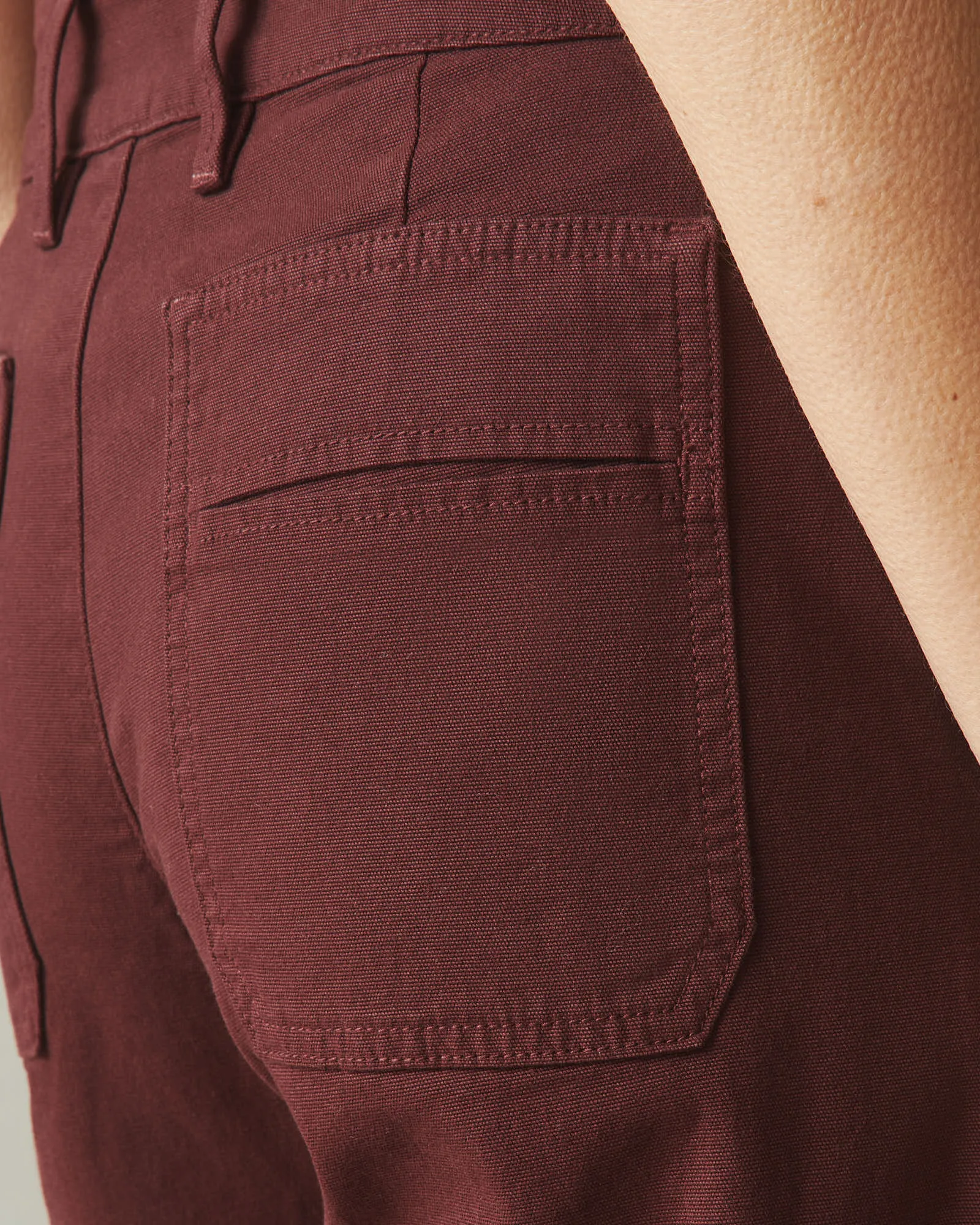 Women's Wide Leg Pant - Rum Raisin sold by American Giant product image thumbnail 5