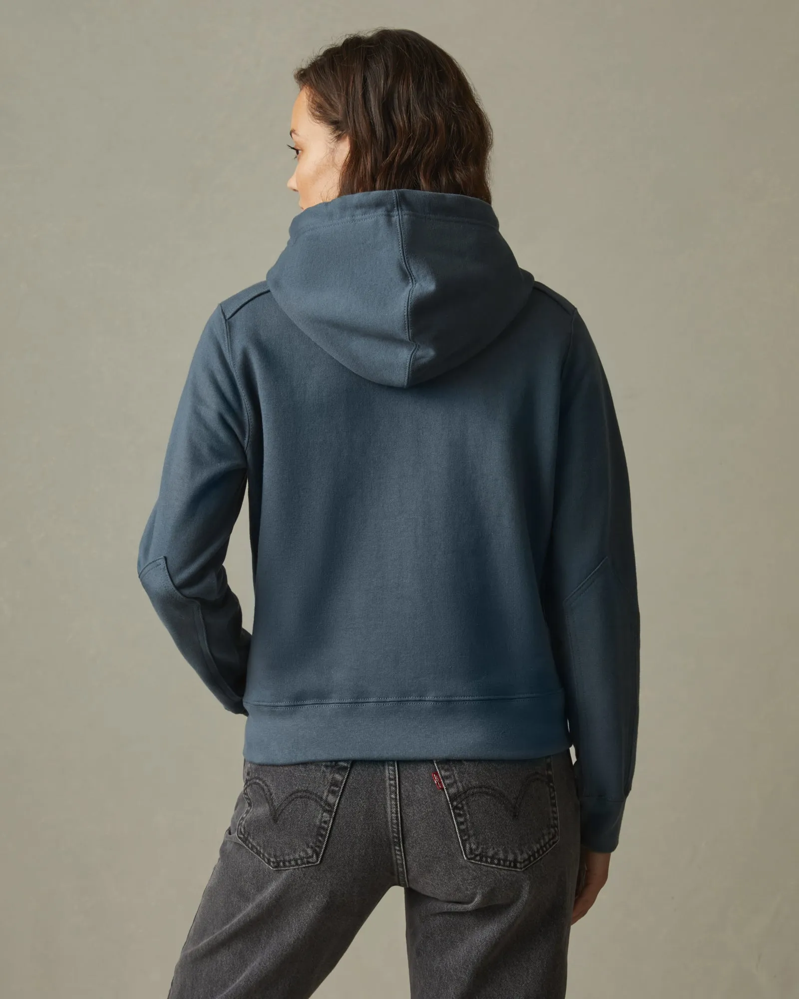 Relaxed Classic Full Zip - Vintage Indigo sold by American Giant product image thumbnail 4