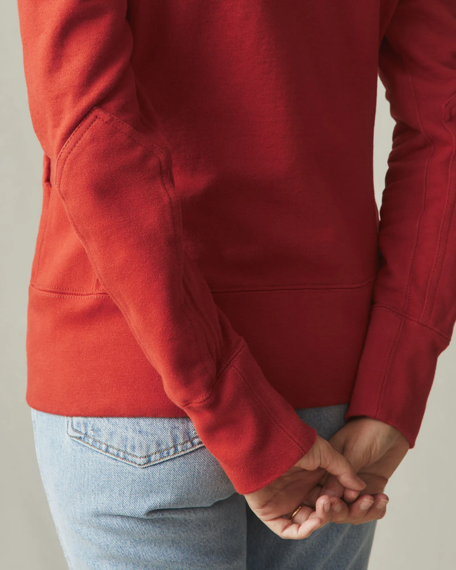 Women's Classic Full Zip - Tiger Lily sold by American Giant product image thumbnail 4