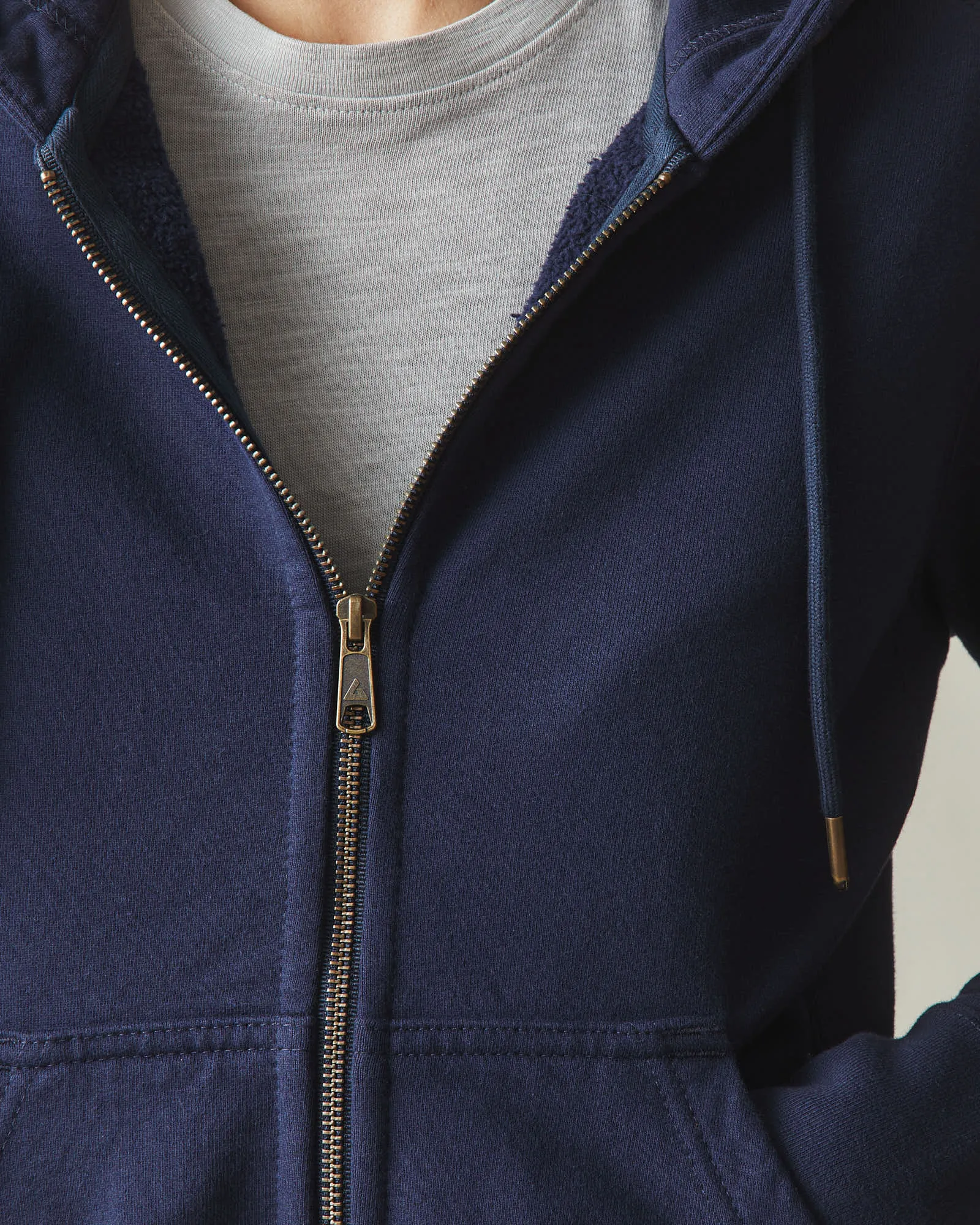 Women's Classic Full Zip - True Navy sold by American Giant product image thumbnail 2