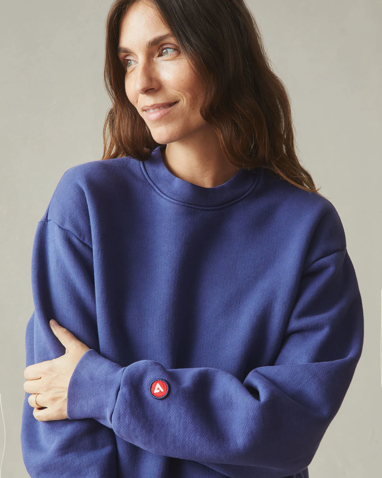 Unisex American Vintage Crew - Blue Ribbon sold by American Giant product image thumbnail 4