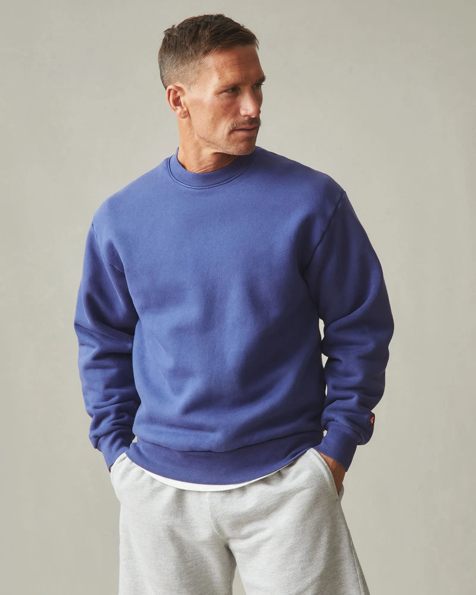 Unisex American Vintage Crew - Blue Ribbon sold by American Giant product image thumbnail 2