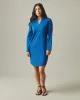 Women's Popover Dress - Classic Blue sold by American Giant