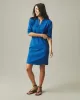 Women's Popover Dress - Classic Blue sold by American Giant