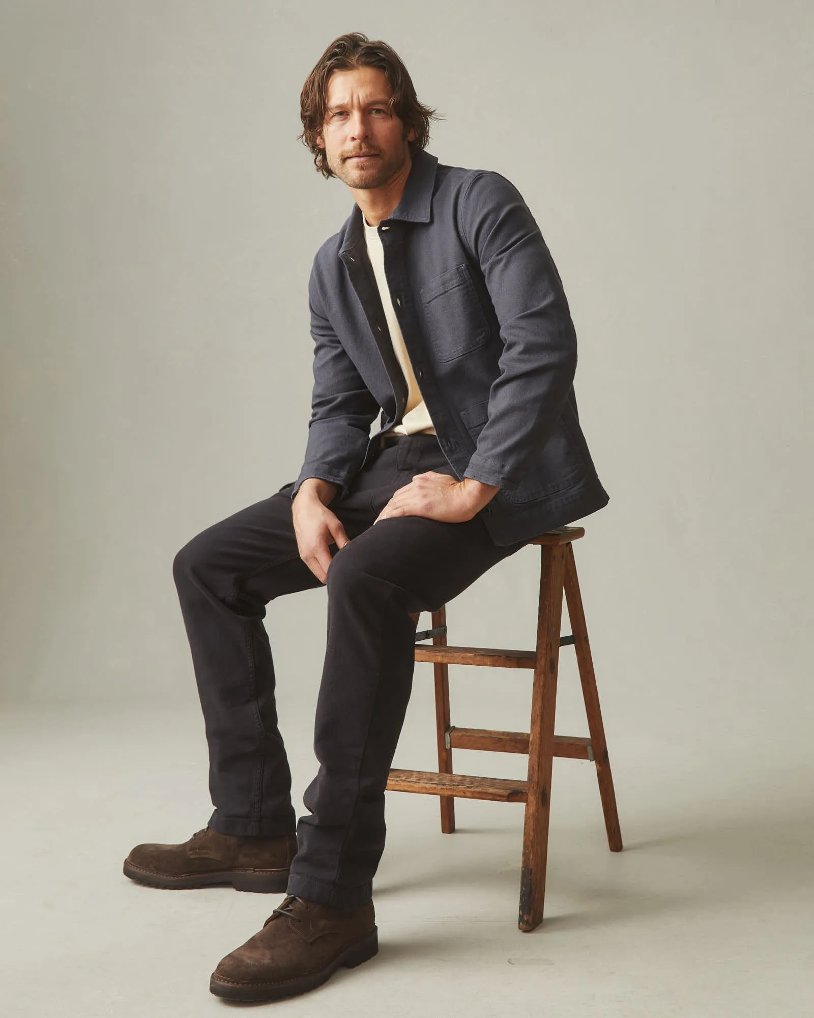 Unisex Roughneck Chore Jacket - Cast Iron sold by American Giant product image thumbnail 5