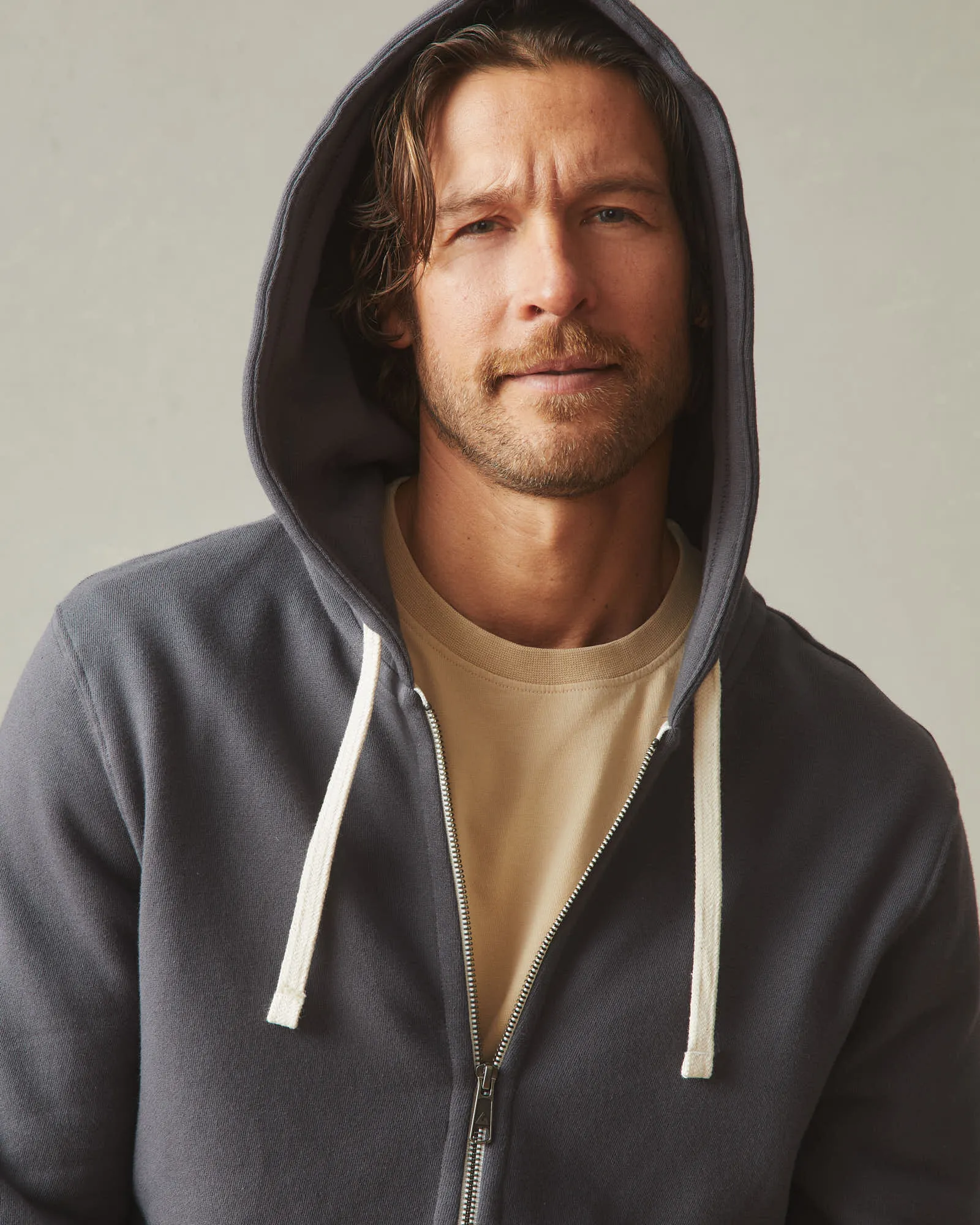 Men's Midweight Full Zip - Dark Charcoal sold by American Giant product image thumbnail 2