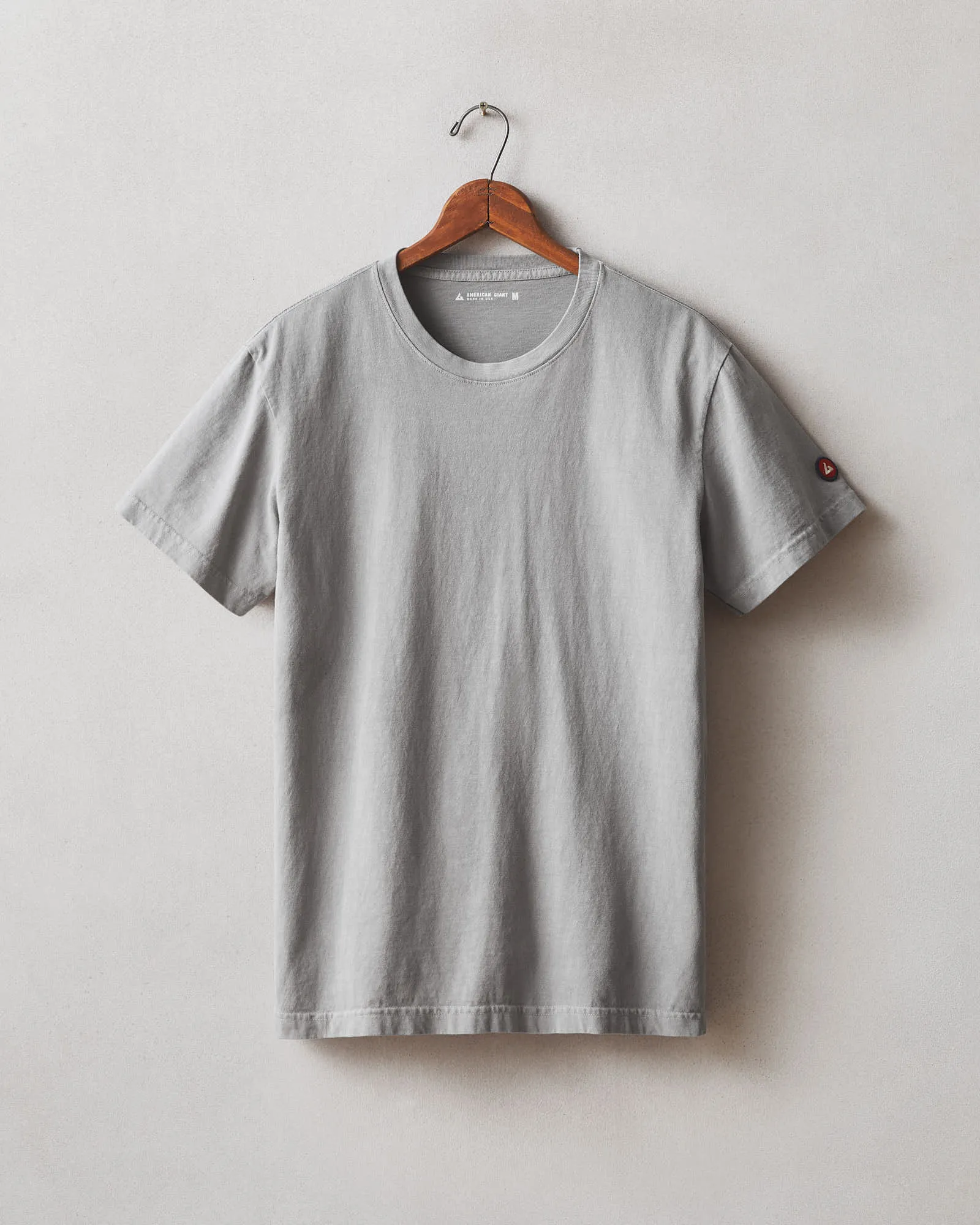 Men's Vintage Crew Tee - Washed Silent Storm sold by American Giant product image thumbnail 5