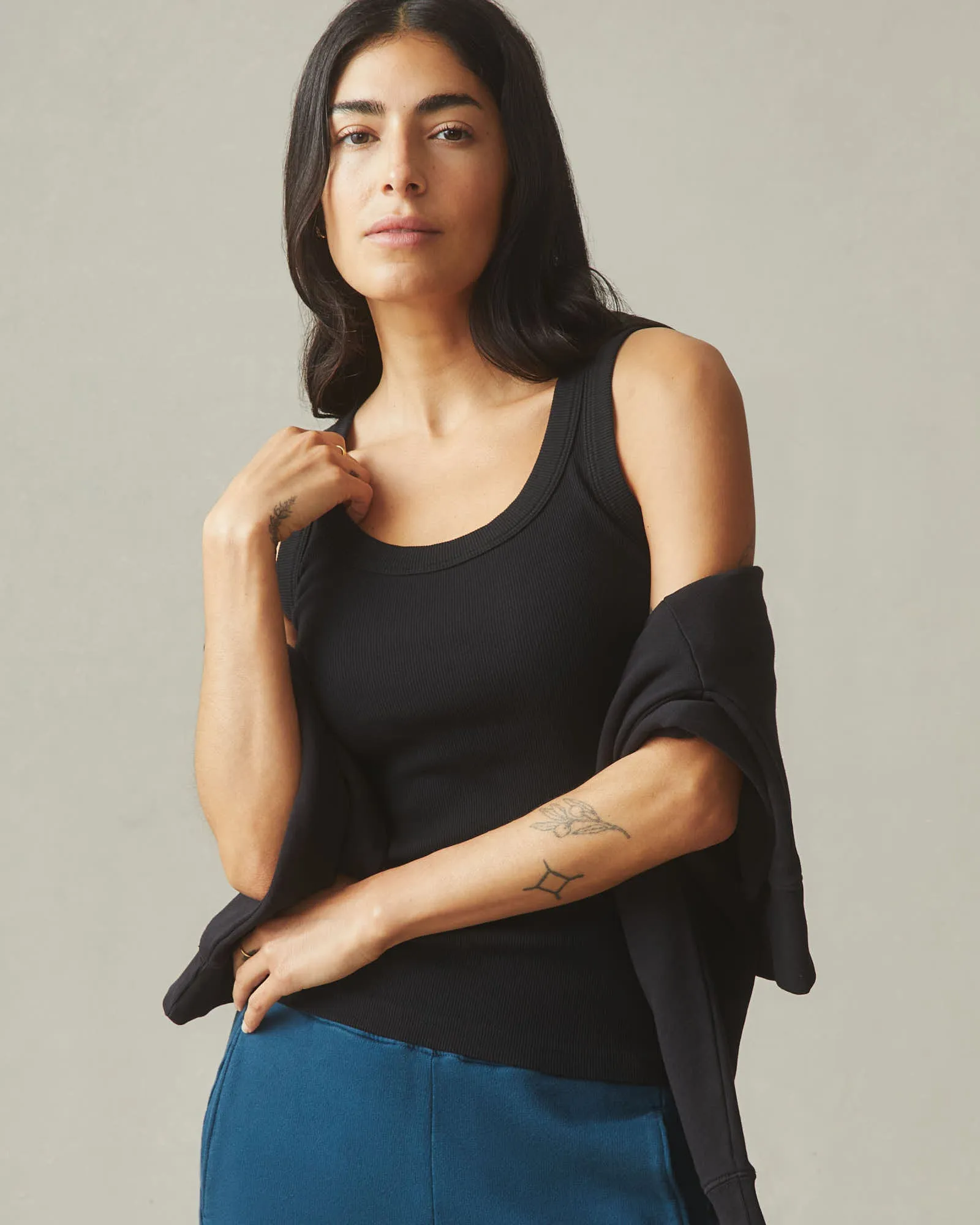 Rib Tank - Black sold by American Giant product image thumbnail 4