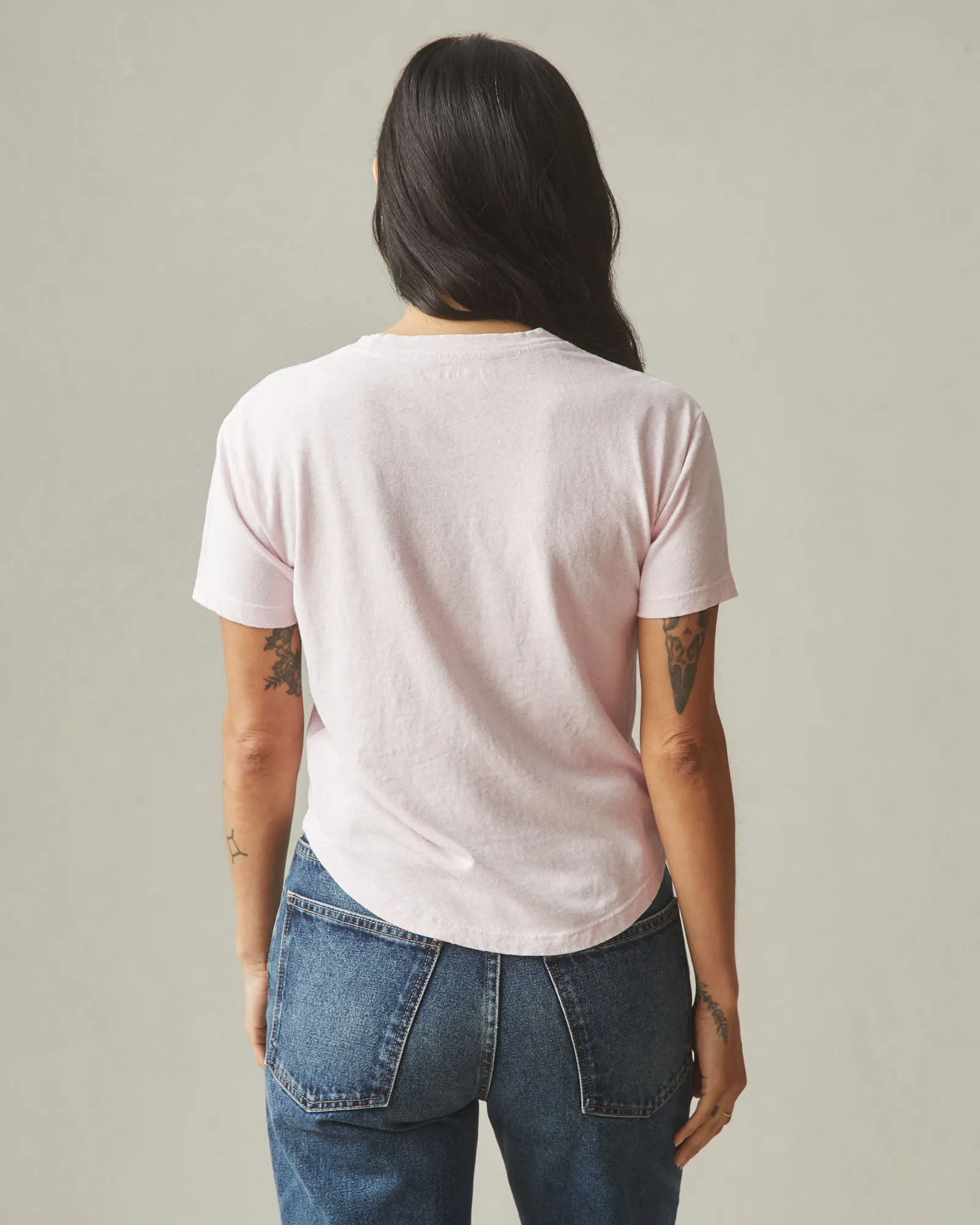 Women's Hemp Jersey Crew Tee - Ballerina sold by American Giant product image thumbnail 3